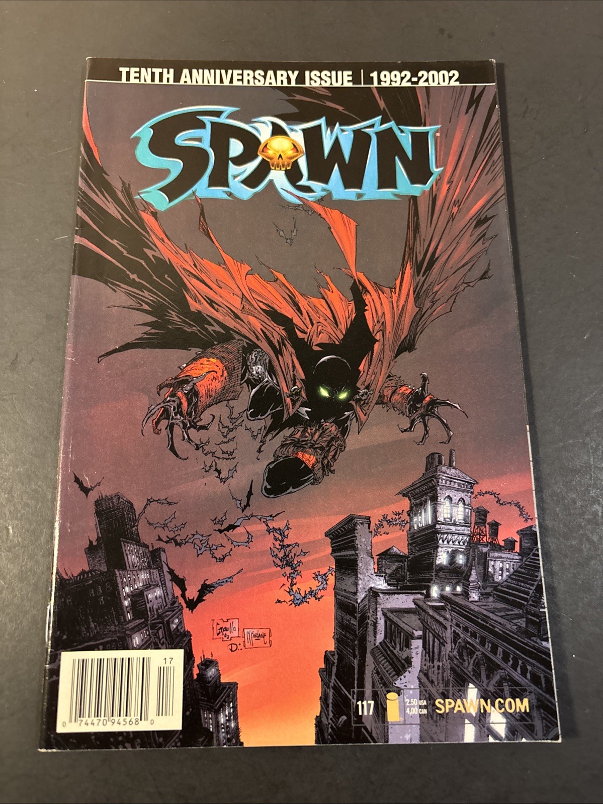 Spawn #117 Image Comics 2002 Todd McFarlane Low Print Run JL