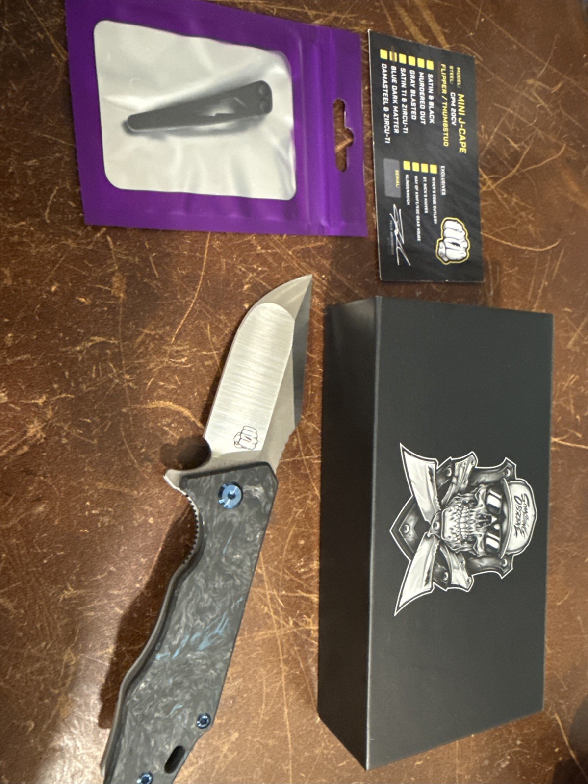 Somthing Obscene Mini J-cape CPM20cv Blue Dark Matter