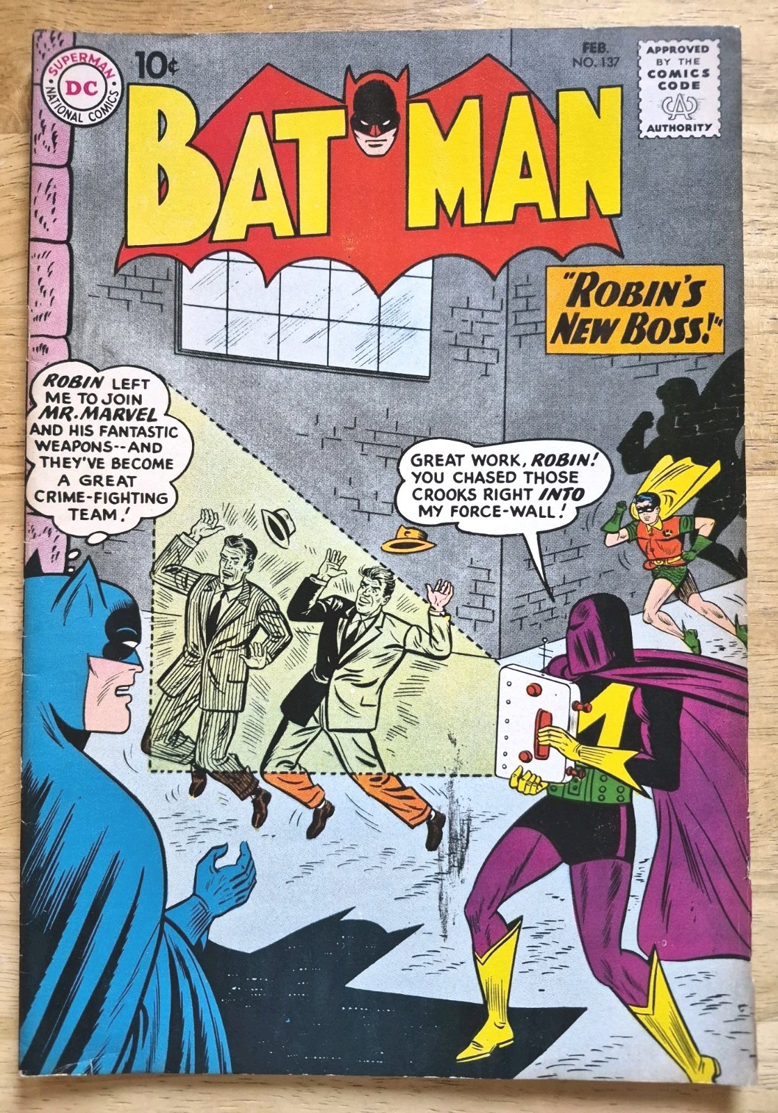 Batman #137 Mr. Marvel \