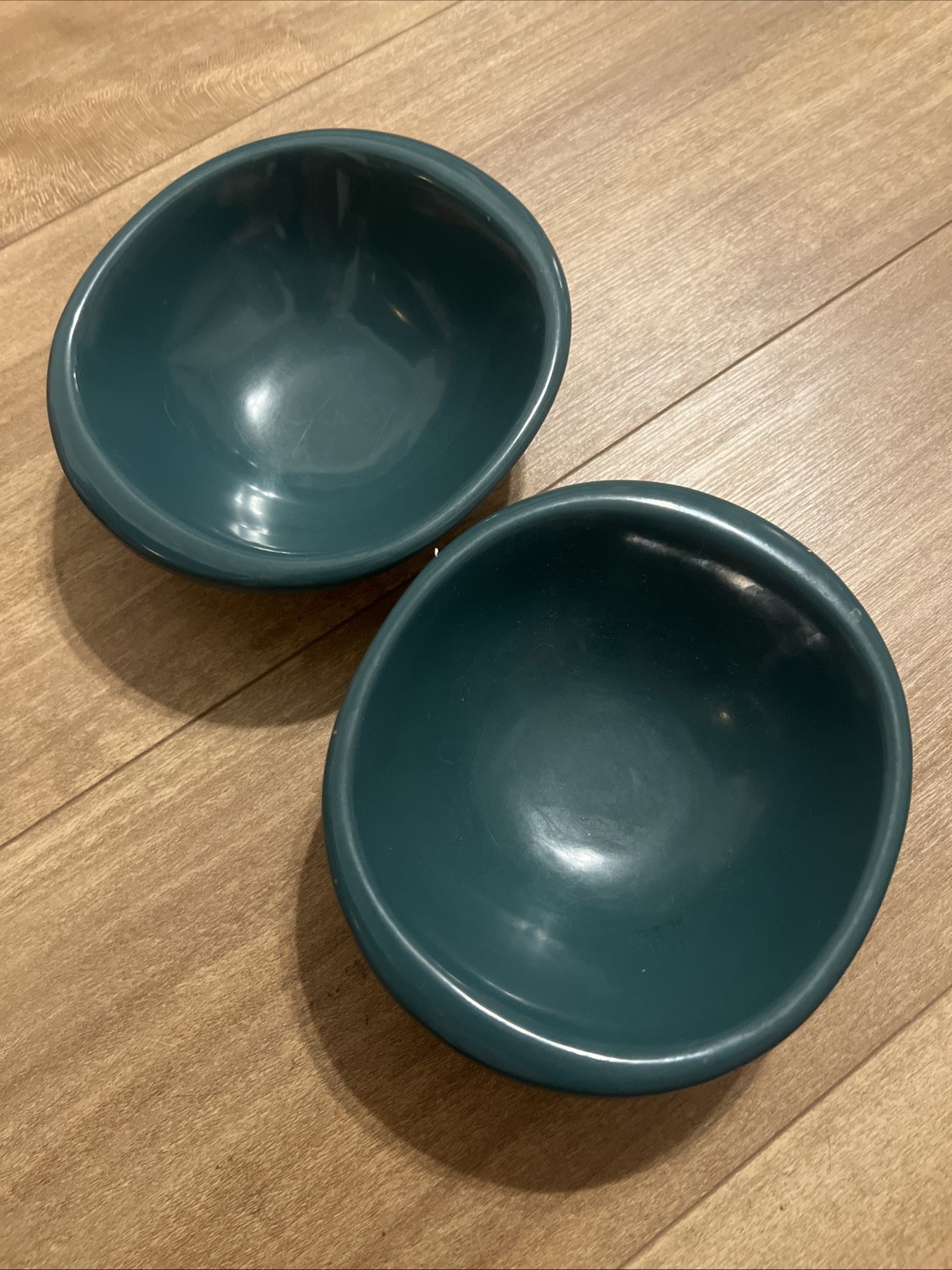 2 Boontonware Belle Vintage Cereal Soup Bowl No. 1307-12 USA Green Dish Melmac 2 Boontonware Belle Vintage Cereal Soup Bowl No. 1307-12 USA Green Dish Melmac