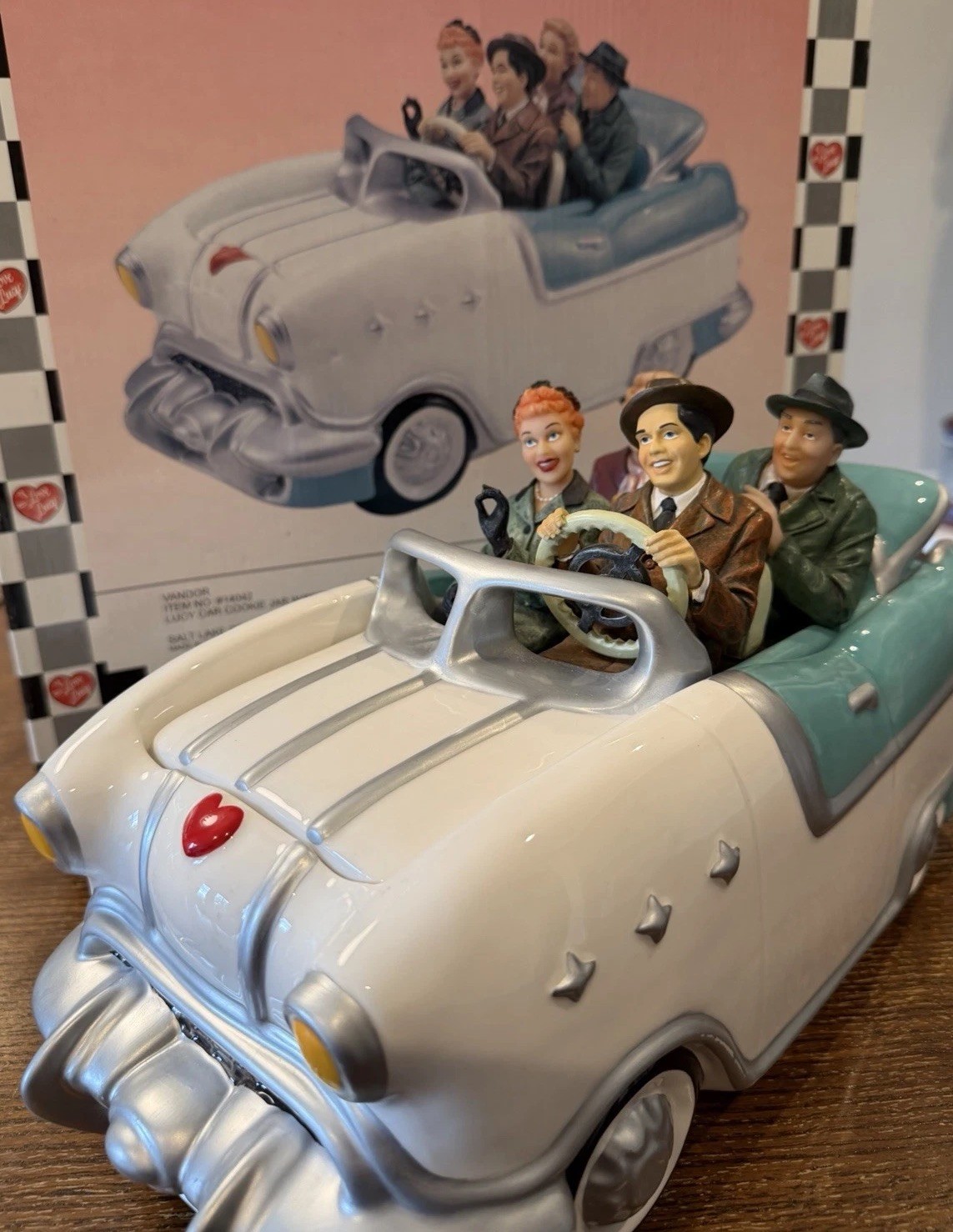 Vintage I Love Lucy “Going Go California” Car Cookie Jar Vandor First Edition