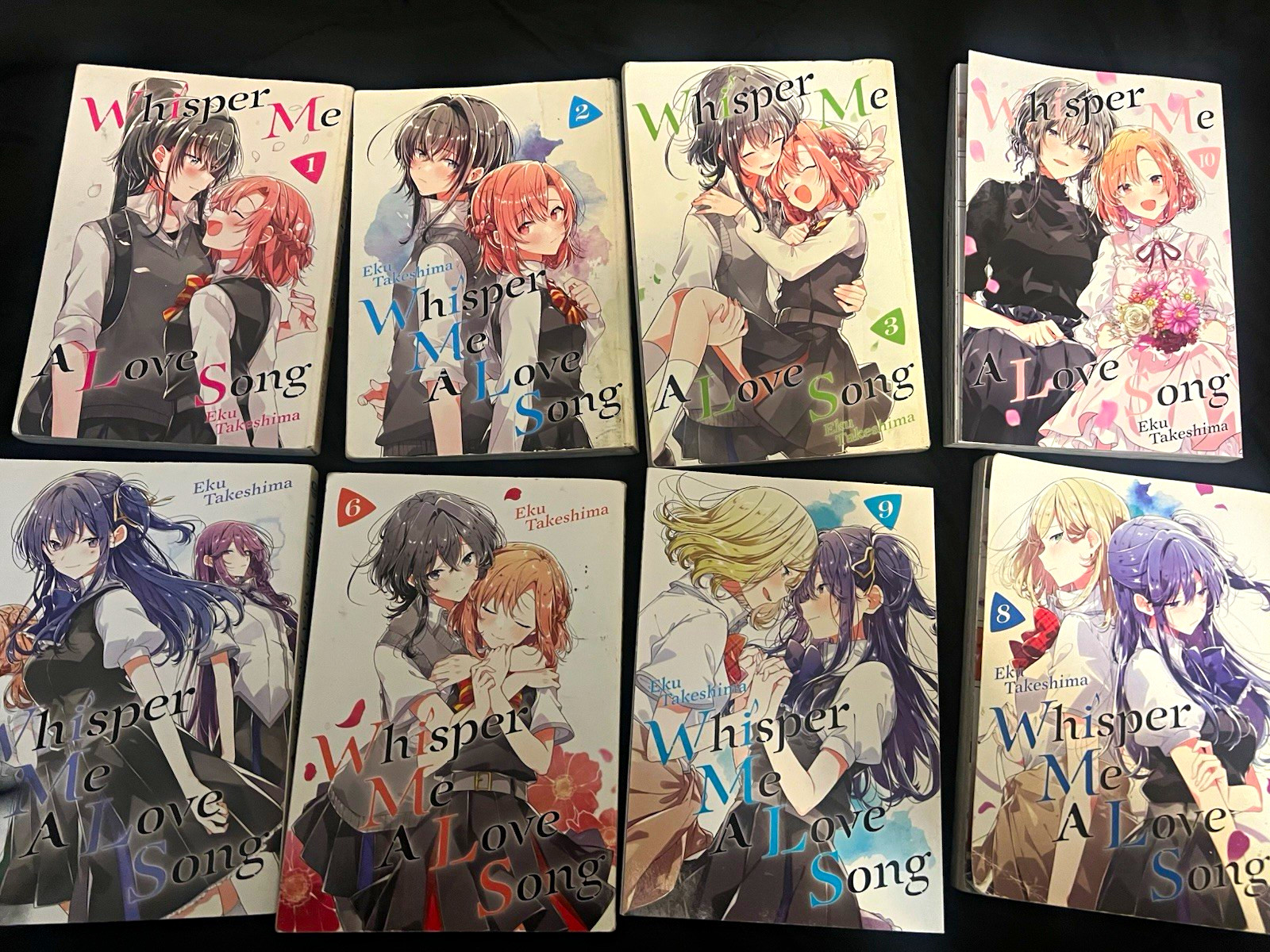 Kodansha Whisper Me a Love Song Manga Lot Vol 1-2-3-4-5-8-9 English Takeshima