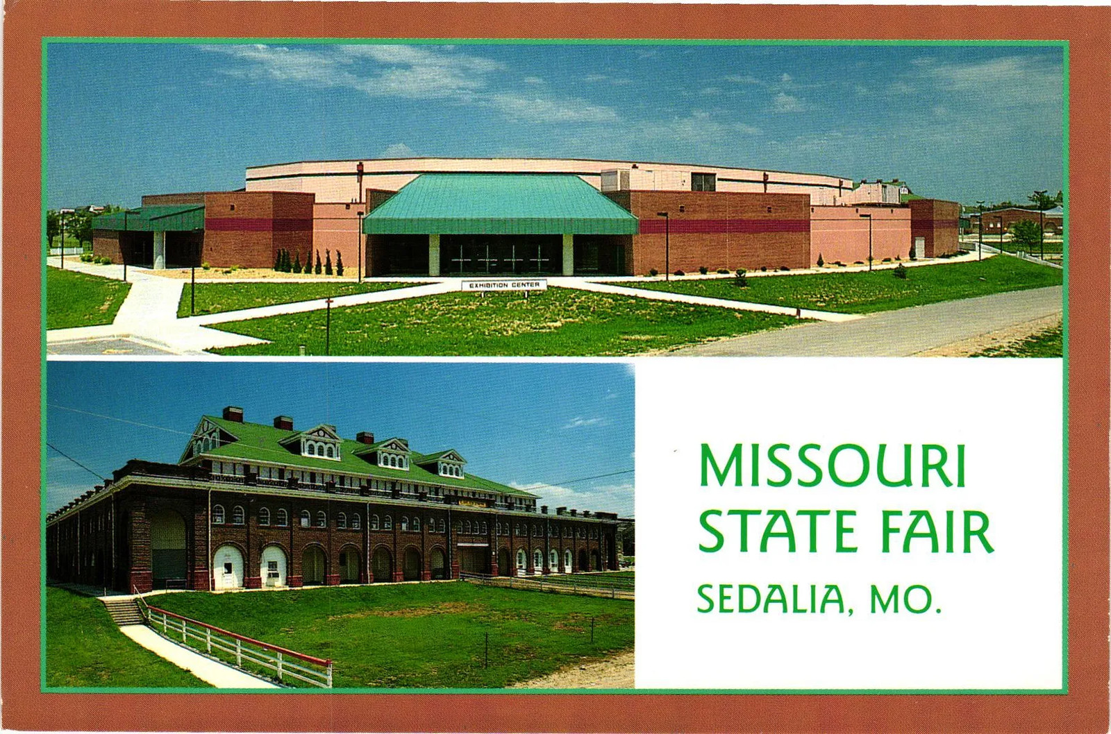 Vintage Postcard 4x6- Missouri State Fair, Sedalia, MO. Vintage Postcard 4x6- Missouri State Fair, Sedalia, MO.