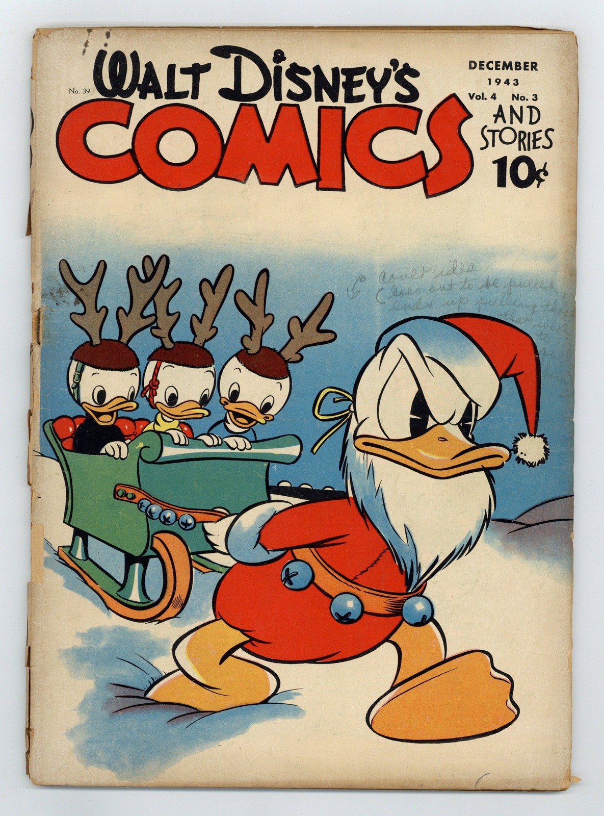 Walt Disney\'s Comics and Stories #39 FR 1.0 1943