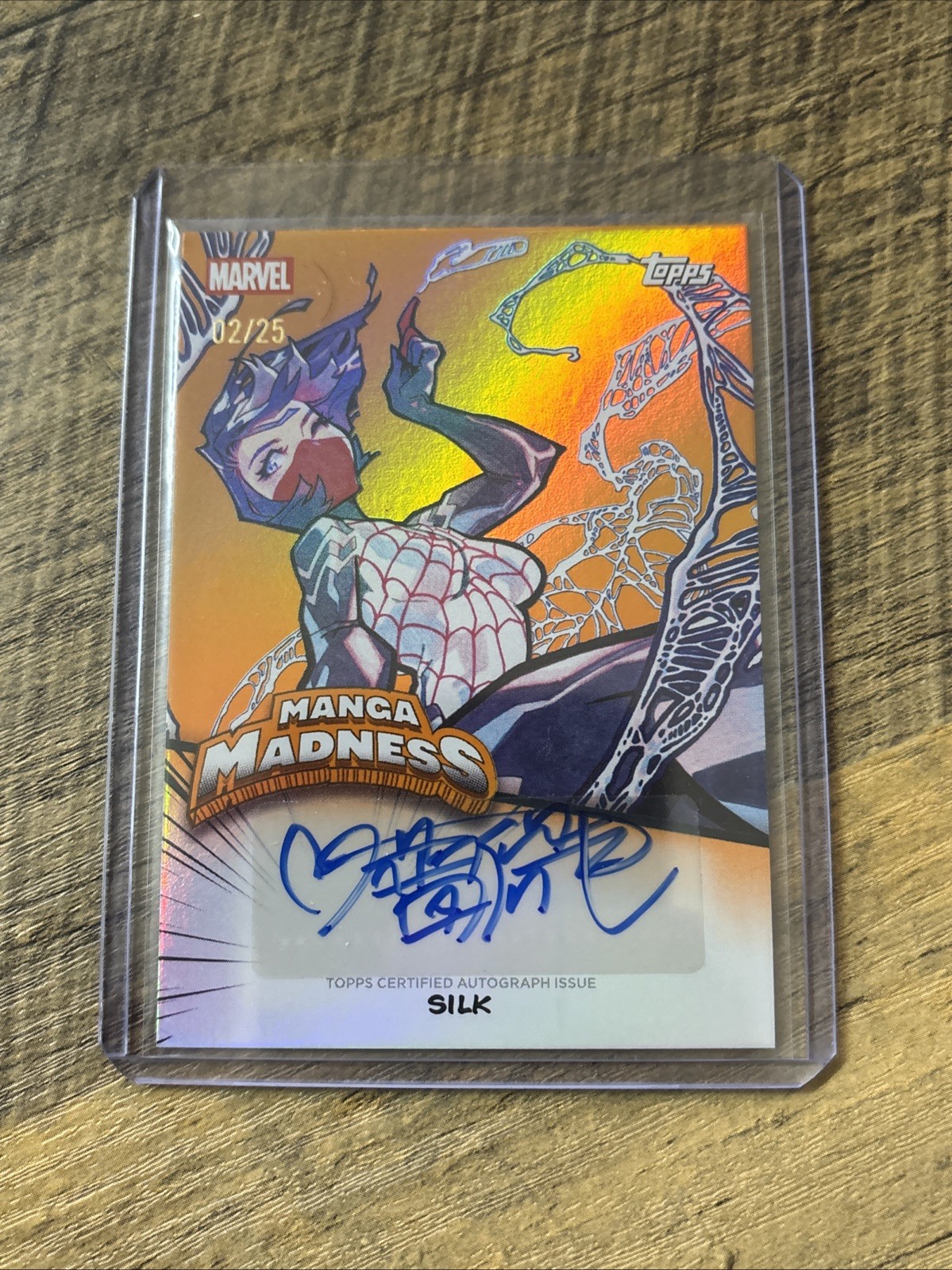 2026 Topps Marvel Neon SILK Manga Madness Rose Besch Auto 2/25 2026 Topps Marvel Neon SILK Manga Madness Rose Besch Auto 2/25