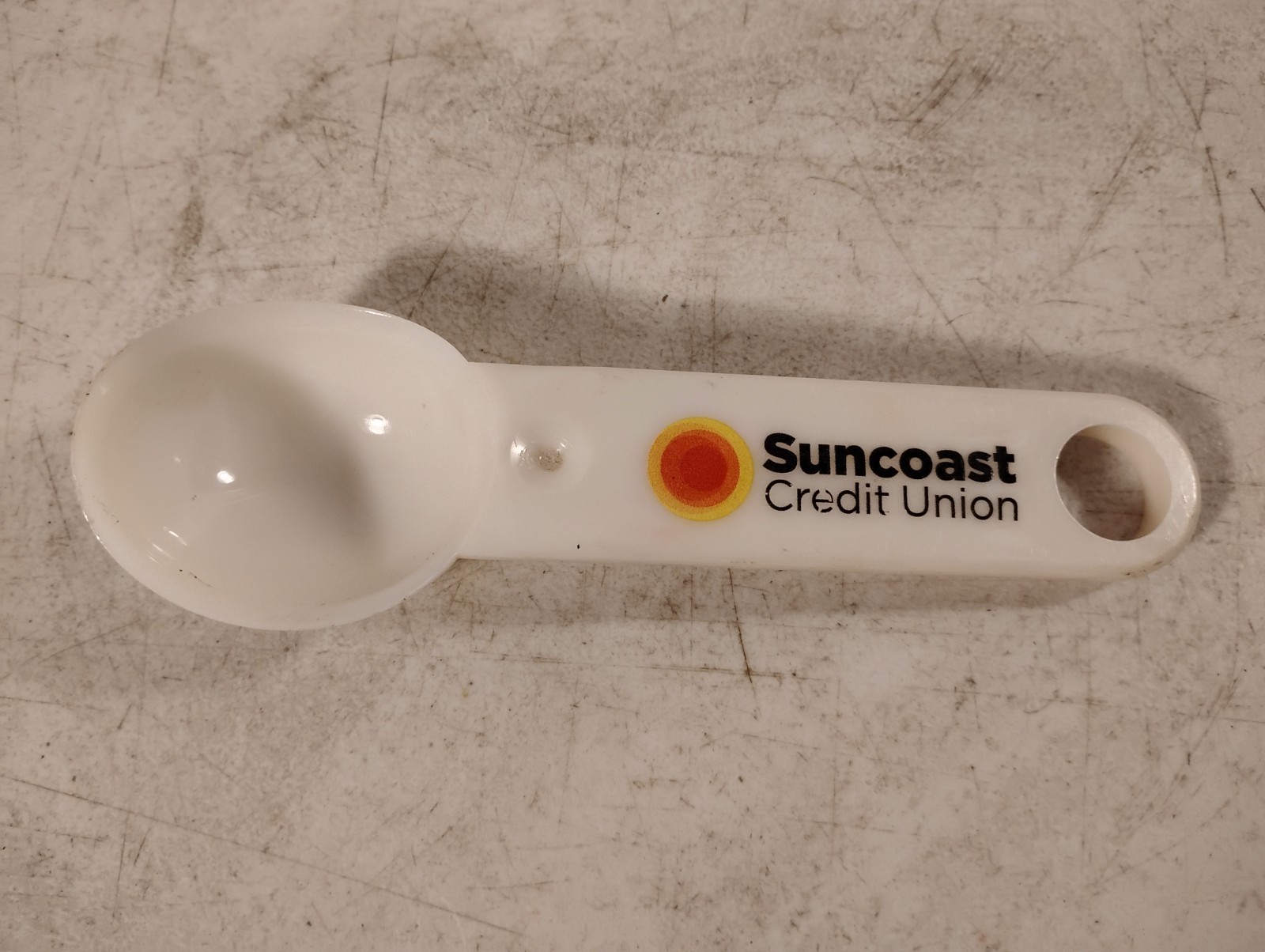 Suncoast Credit Union Plastic Advertising Ice Cream Scoop RARE USA Suncoast Credit Union Plastic Advertising Ice Cream Scoop RARE USA