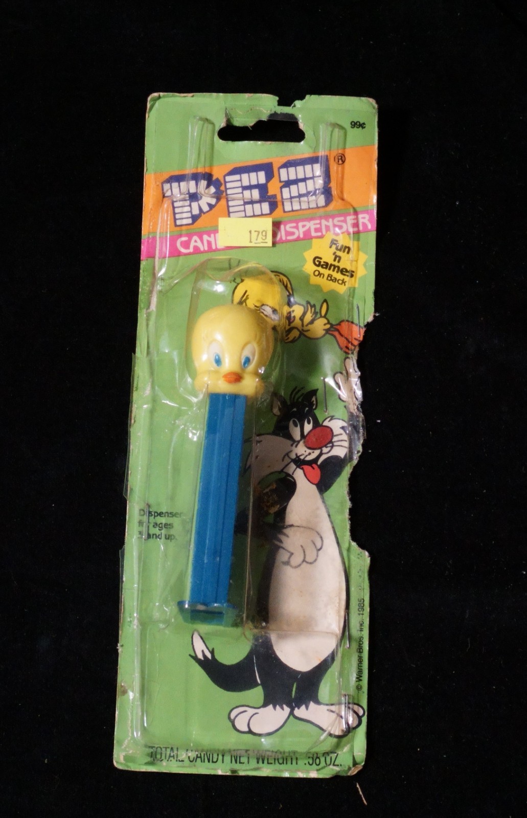 Vintage Looney Tunes Tweety Bird Pez Dispenser 1985 On Card (A2) Vintage Looney Tunes Tweety Bird Pez Dispenser 1985 On Card (A2)