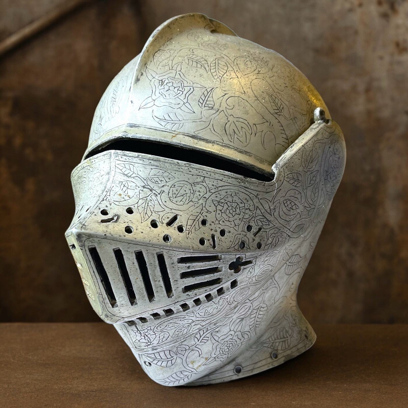 Vintage Tower of London Knight Helmet Medieval Replica