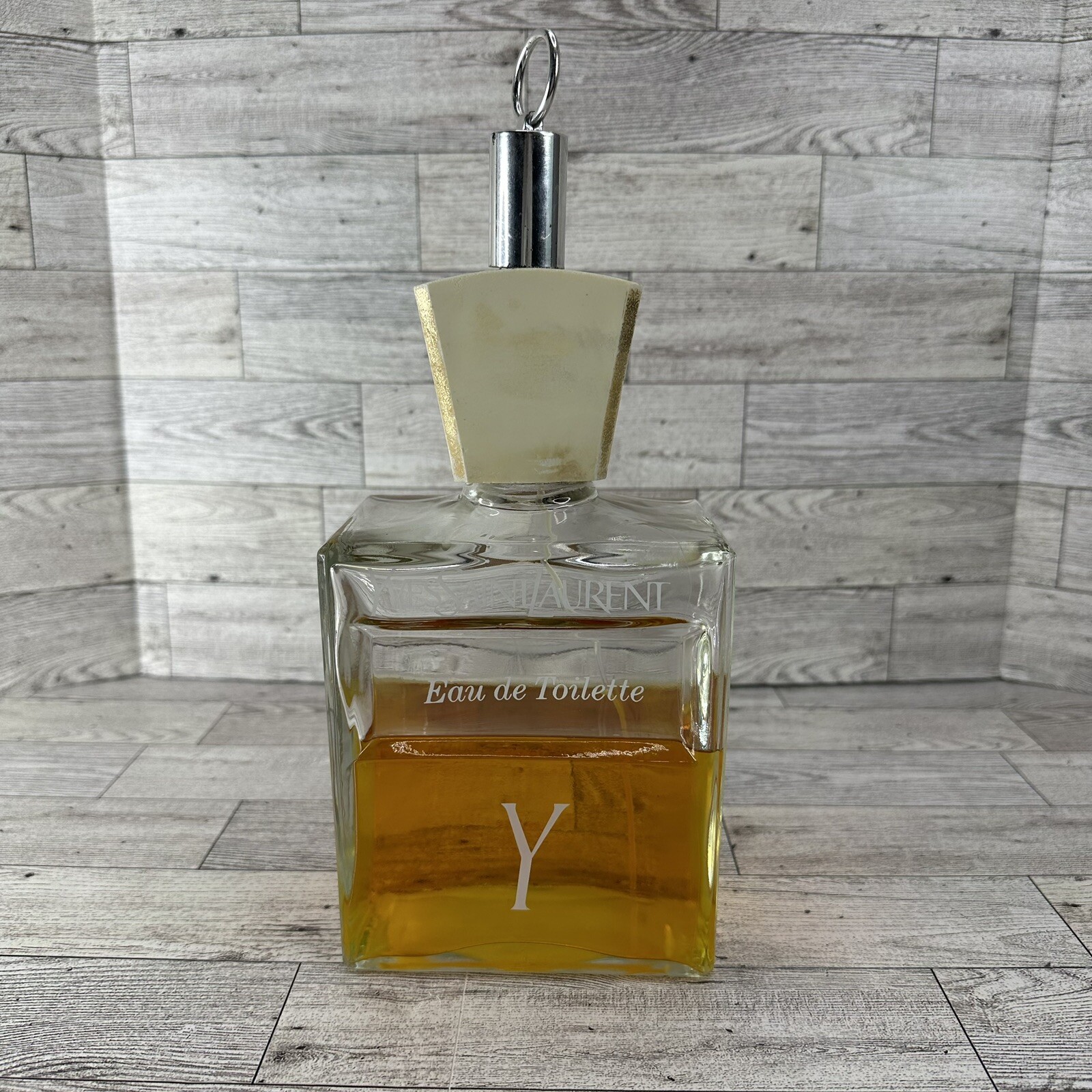 Vtg 60s 70s Big 12” Store Display Yves Saint Laurent Y Eau de Toilette Perfume