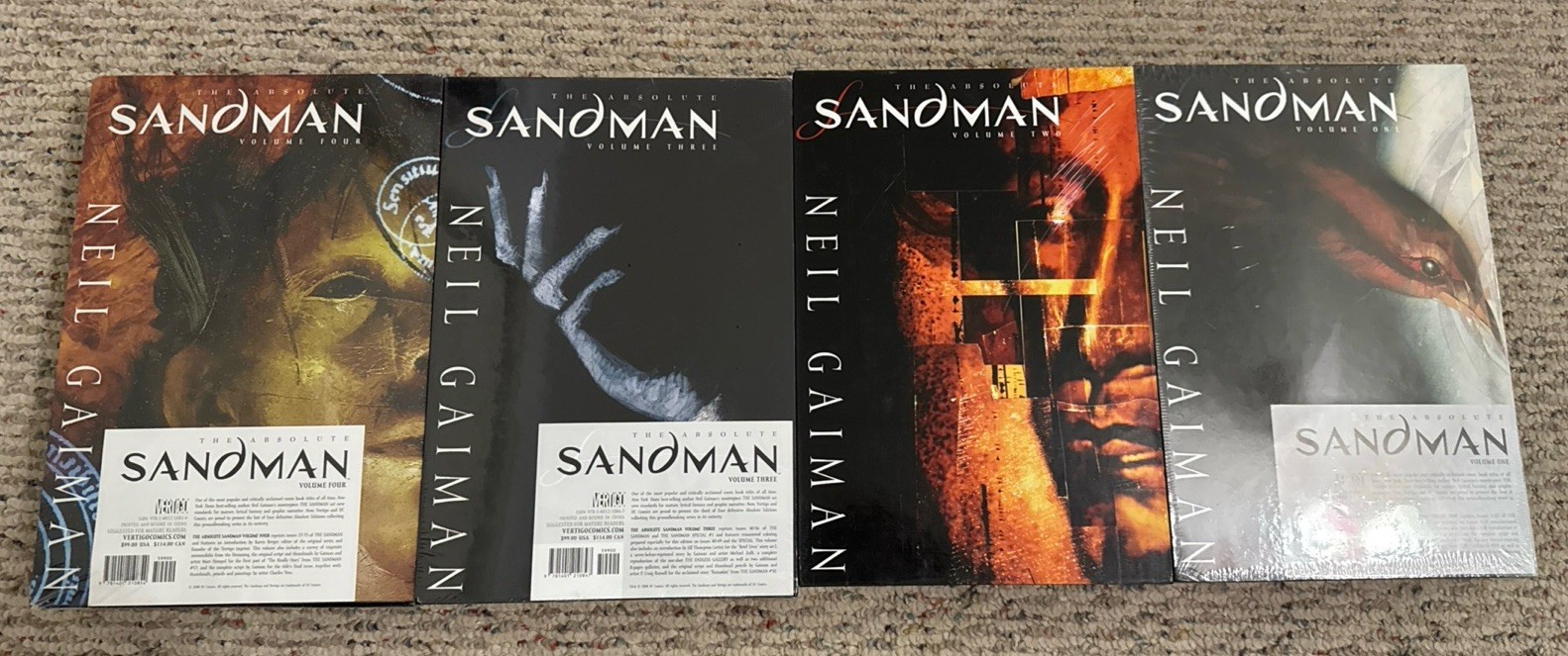 The Absolute Sandman Omnibus Books 1-4, Neil Gaimam, HC Sealed