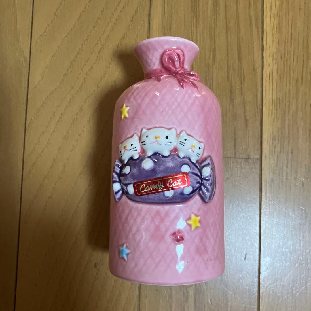 Candy Cat Ceramic Vase Sanrio Retro