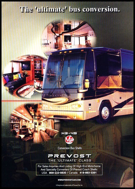 2003 Prevost H3-45 Coach Bus Original Advertisement Print Art Car Ad K95 2003 Prevost H3-45 Coach Bus Original Advertisement Print Art Car Ad K95