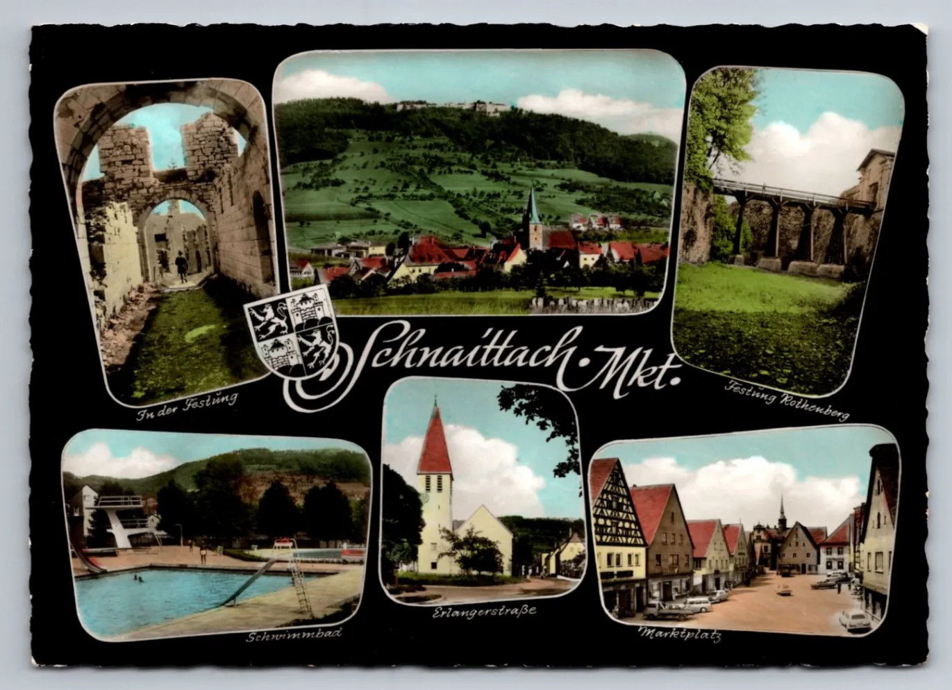 Schnaittach Markt Vintage Postcard Germany Scenic Views Collectible Travel Art
