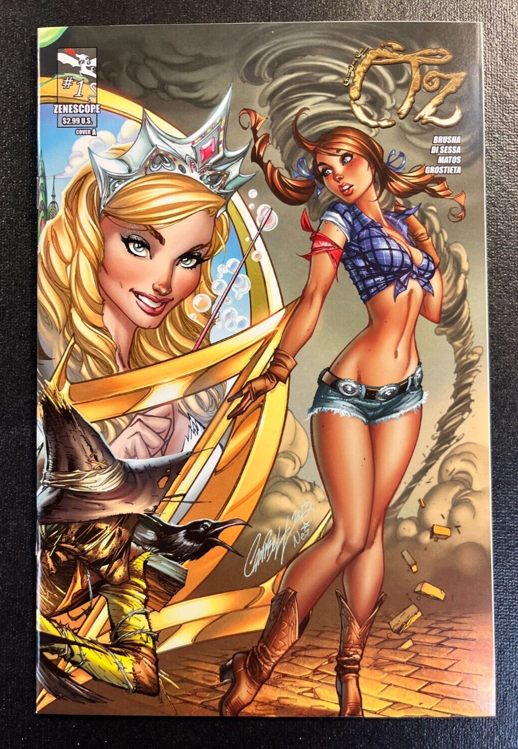 Grimm Fairy Tales 1 VARIANT J Scott Campbell GGA SEXY COVER Scarecrow Zenescope