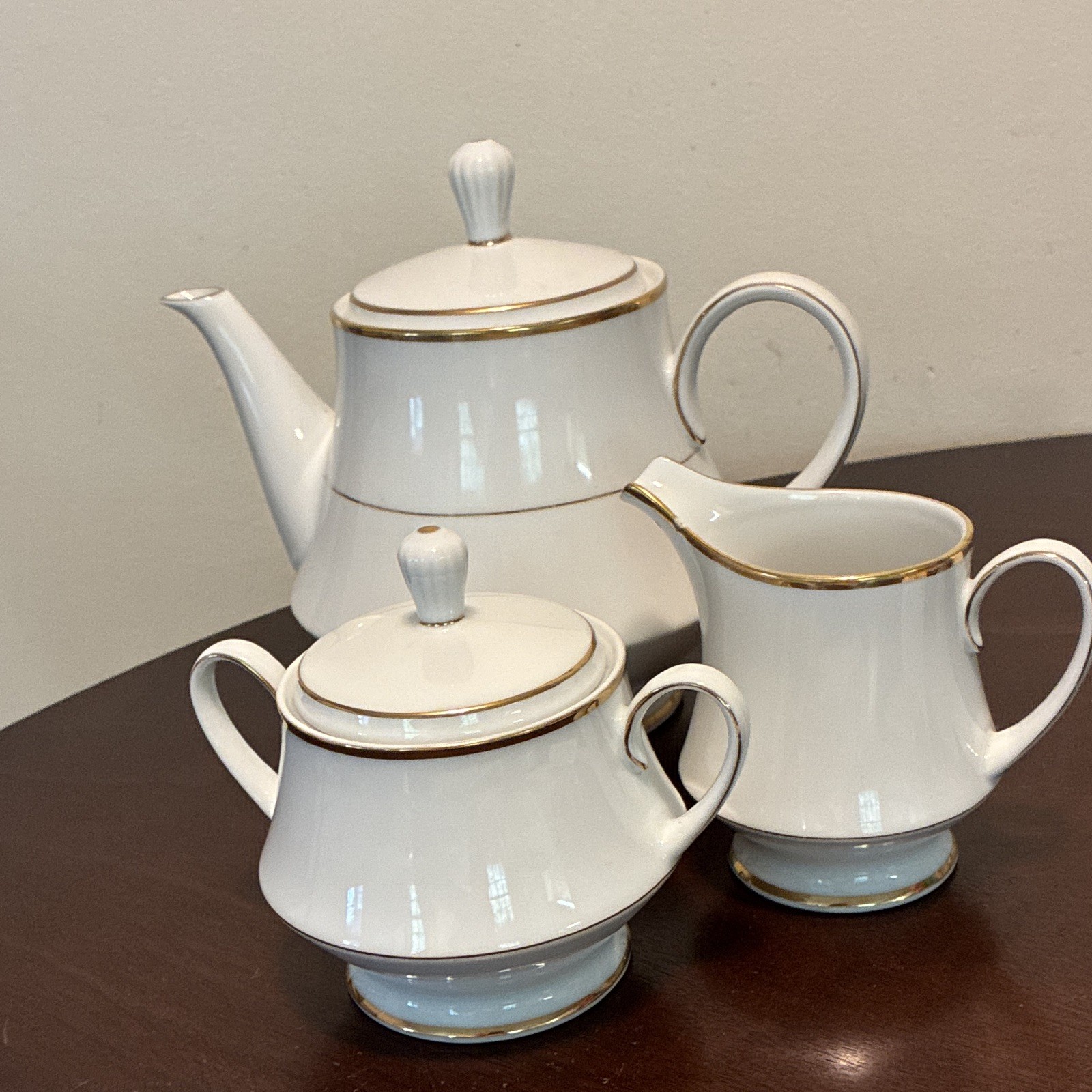 Noritake Vintage Tea Pot 7-inch Creamer & Sugar