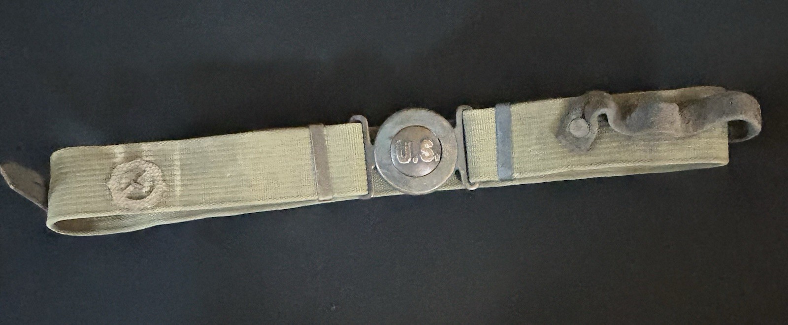 NICE Cowboy Modified pre-WWI US Army M1910 Mills Canvas Garrison Belt