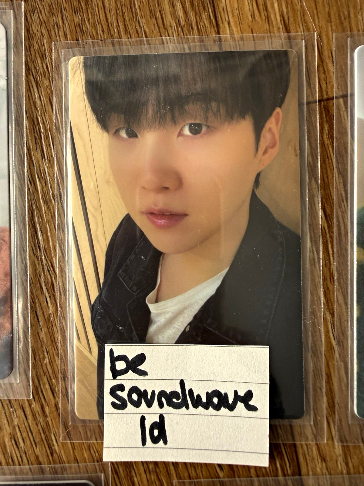 BTS Be Suga Yoongi Photocard soundwave lucky draw original