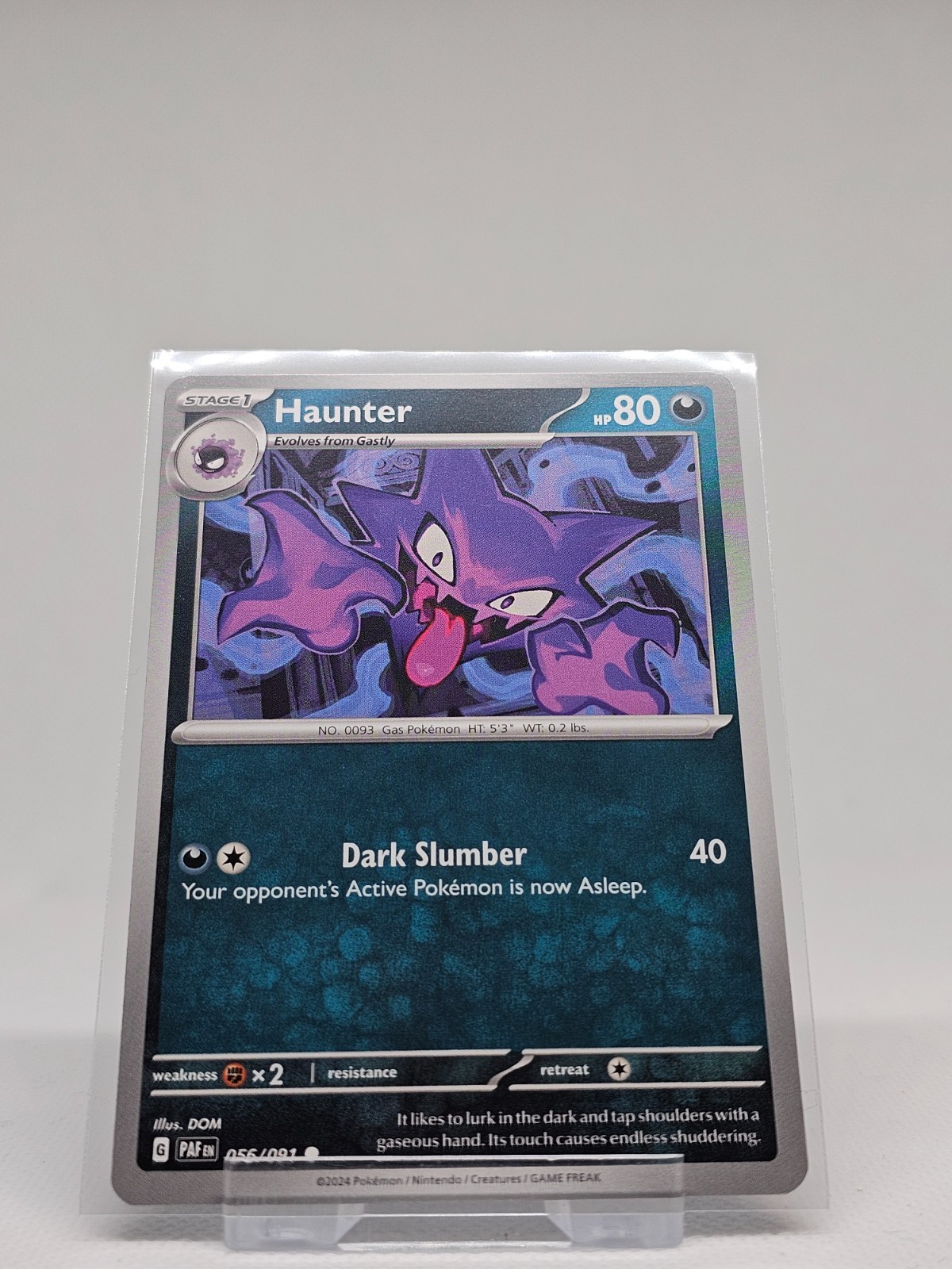 Haunter - 056/091 - Common - Scarlet & Violet: Paldean Fates - Pokemon TCG