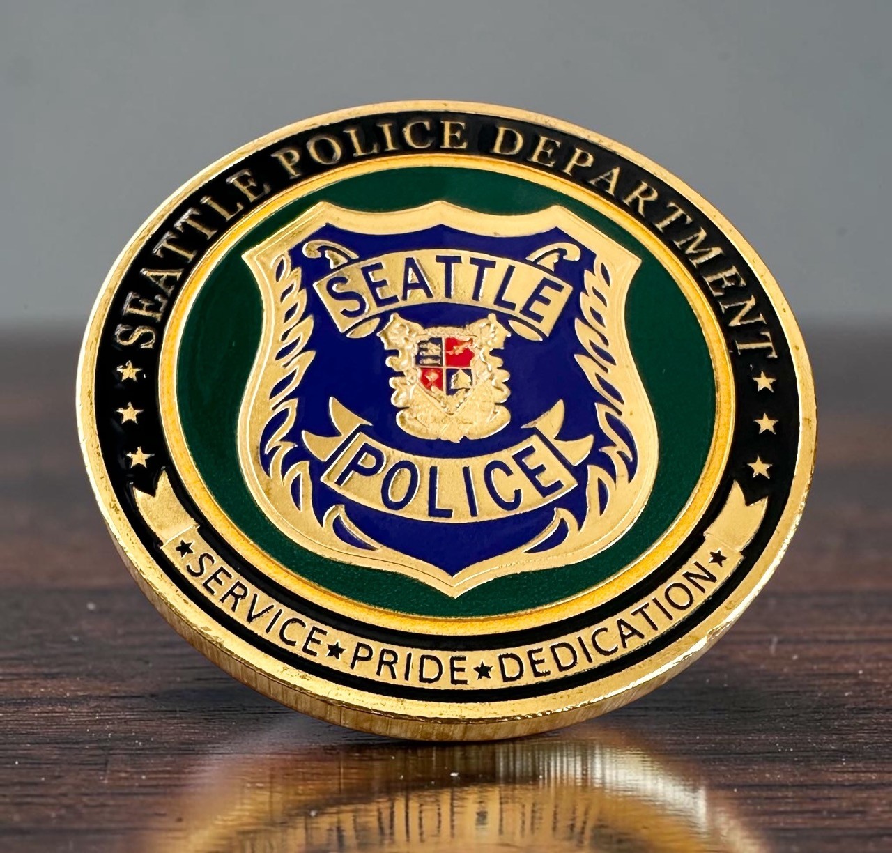 CITY OF SEATTLE Police Dept. Challenge Coin ·IN STOCK· ·FAST SHIPPING· ·NEW·