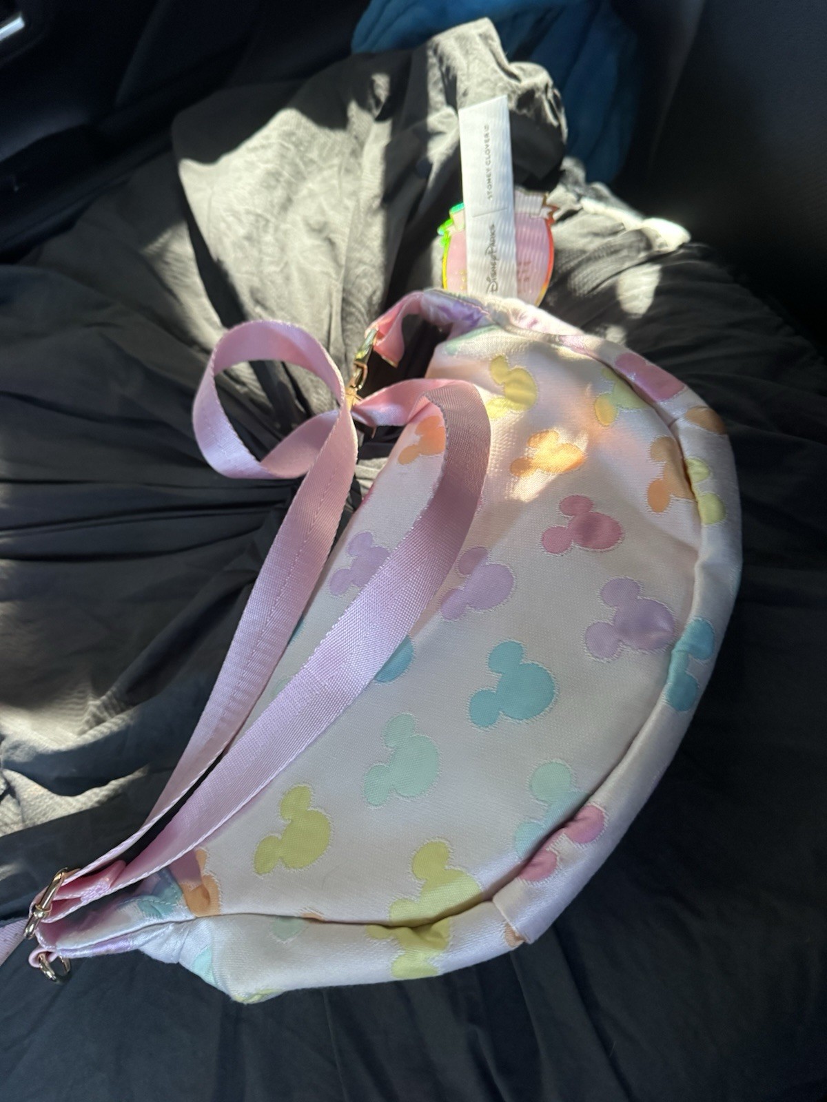 2026 Disney Stoney Clover Lane Pastel Mickey Mouse Icon Hip Fanny Pack Jumbo NWT