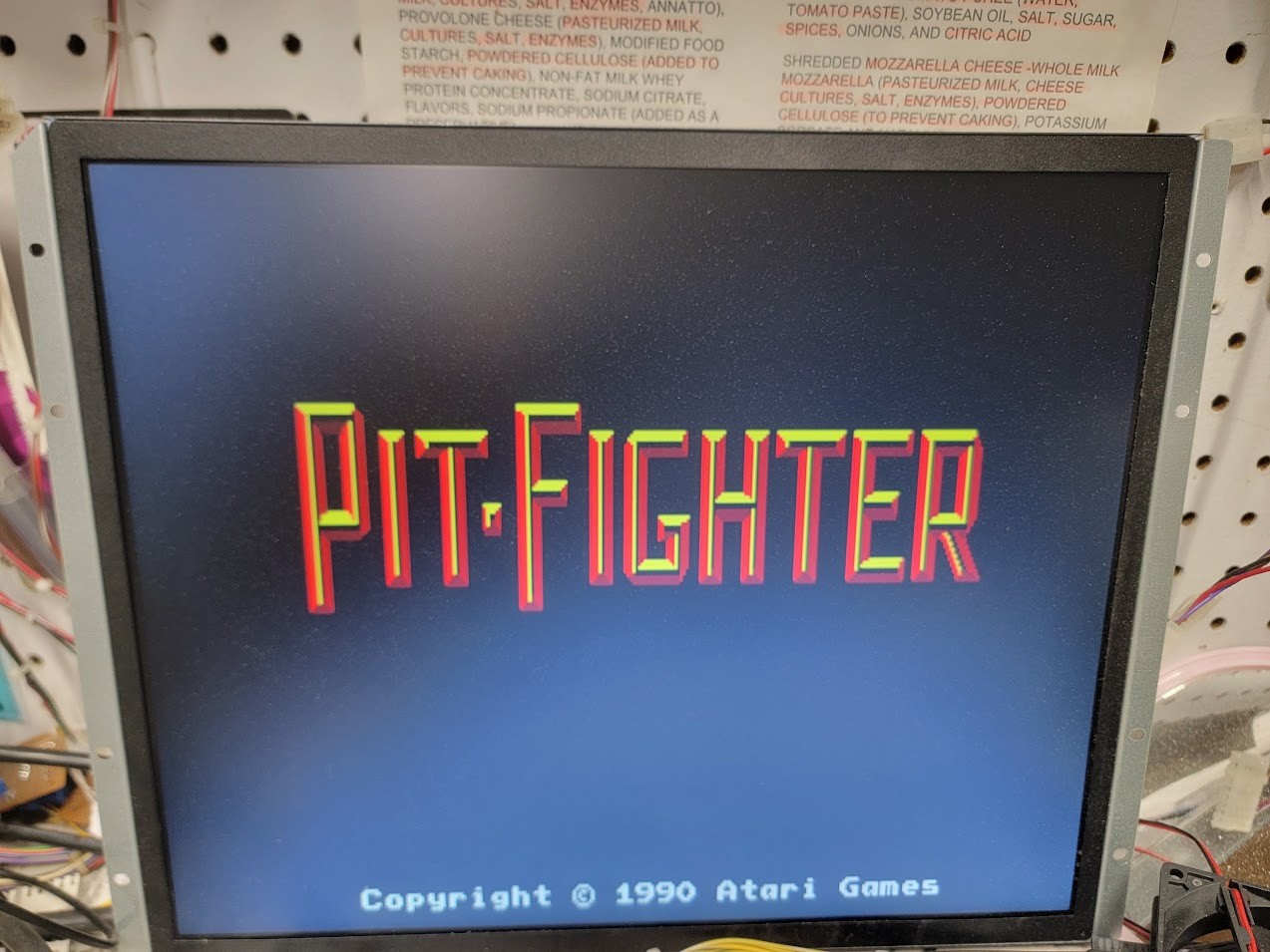 Pit Fighter Arcade PCB Atari  100% WORKING free USA shipping #326