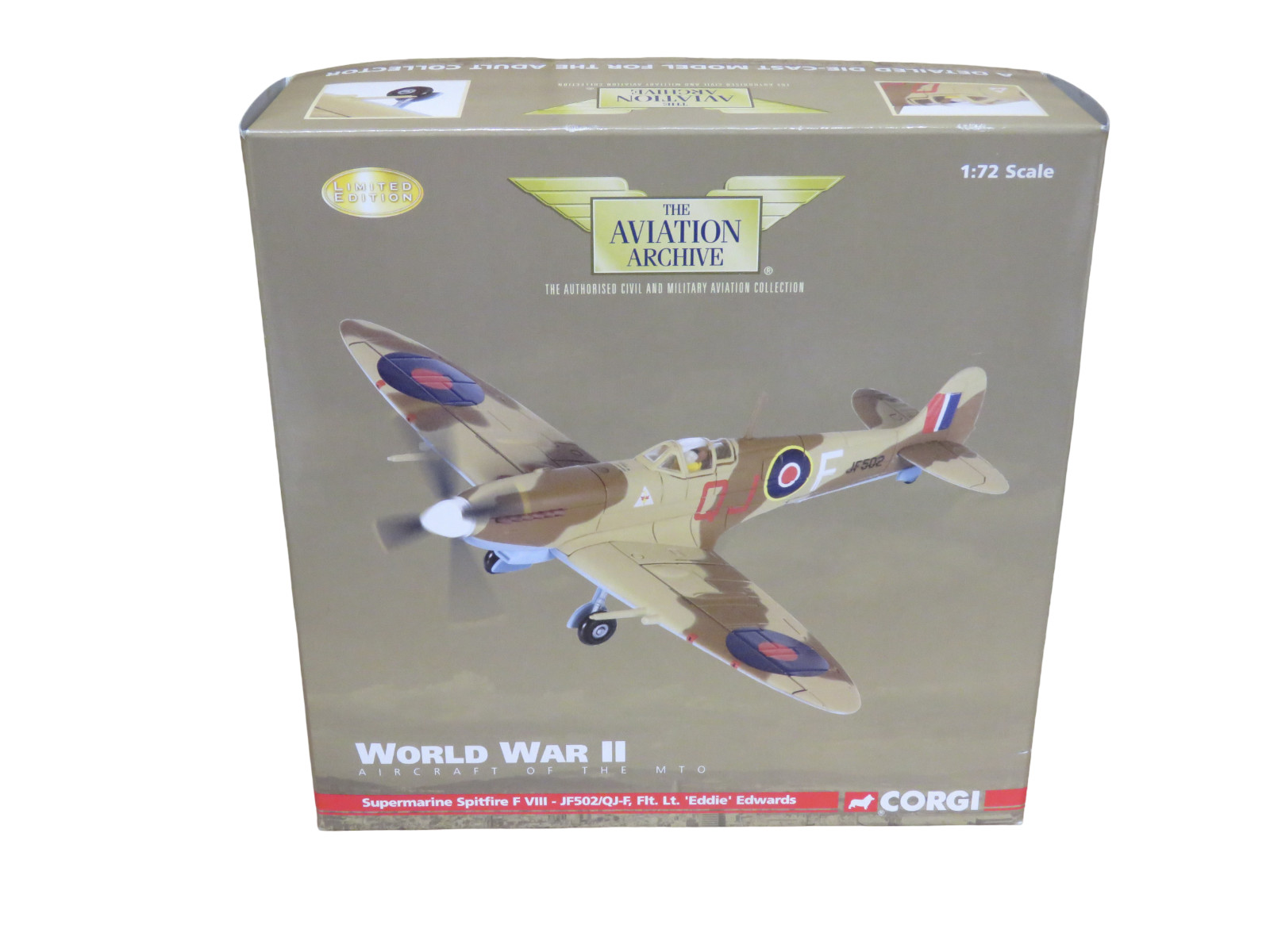 CORGI AA31924 SUPERMARINE SPITFIRE F VIII ITALY 1944 1:72 SCALE LIMITED ED