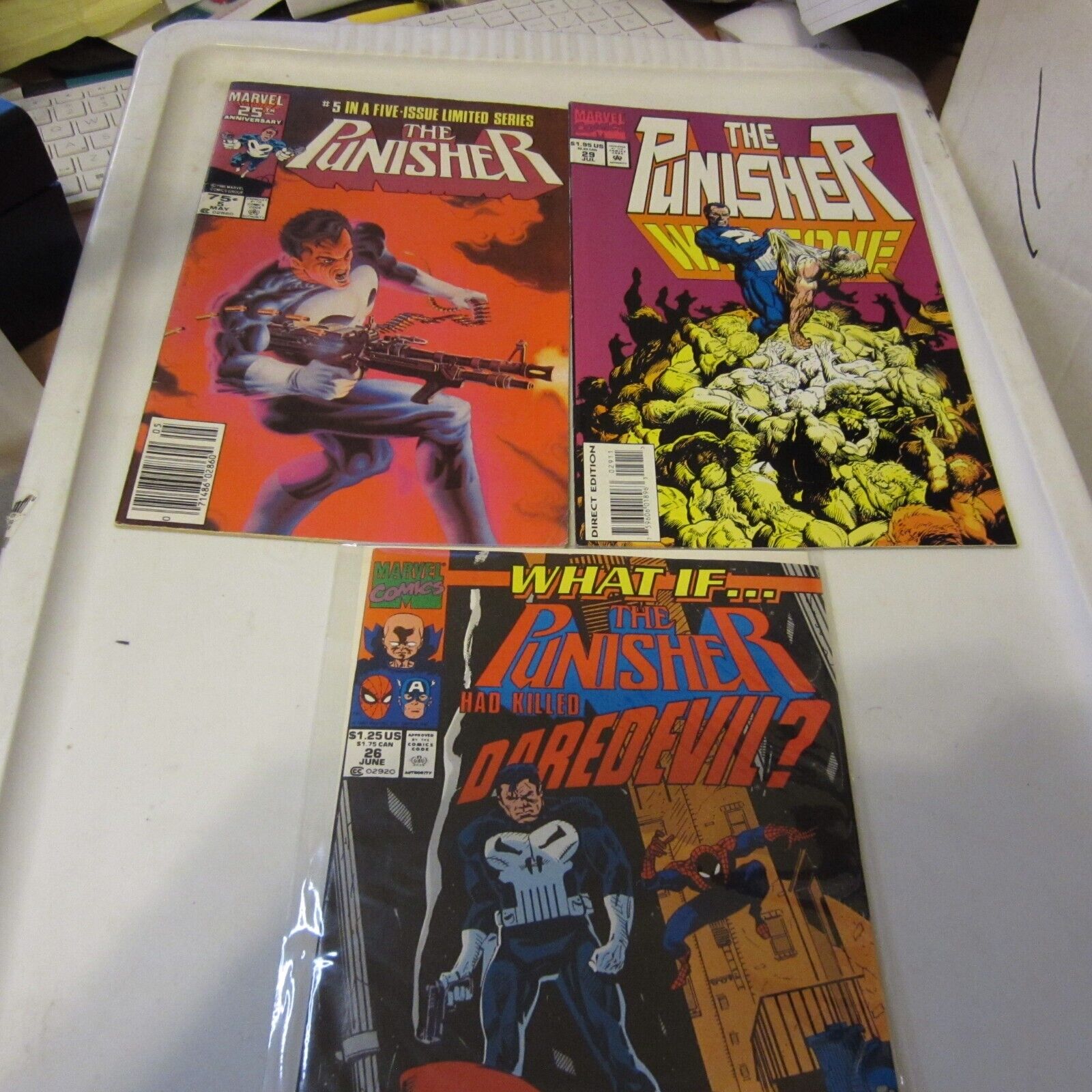 Lot of 40 Comics PUNISHER -WAR JOURNAL MOST IN BAG SOME NOR READ LIST