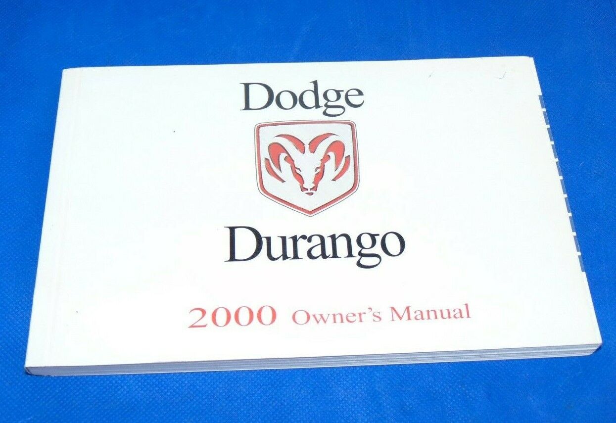 2000 DODGE DURANGO 4X4 2WD  5.8L V8 SUV OWNERS MANUAL good