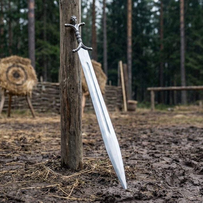 Celtic European Medieval Sword Carthaginian Cosplay Sword, Anthropomorphic Sword