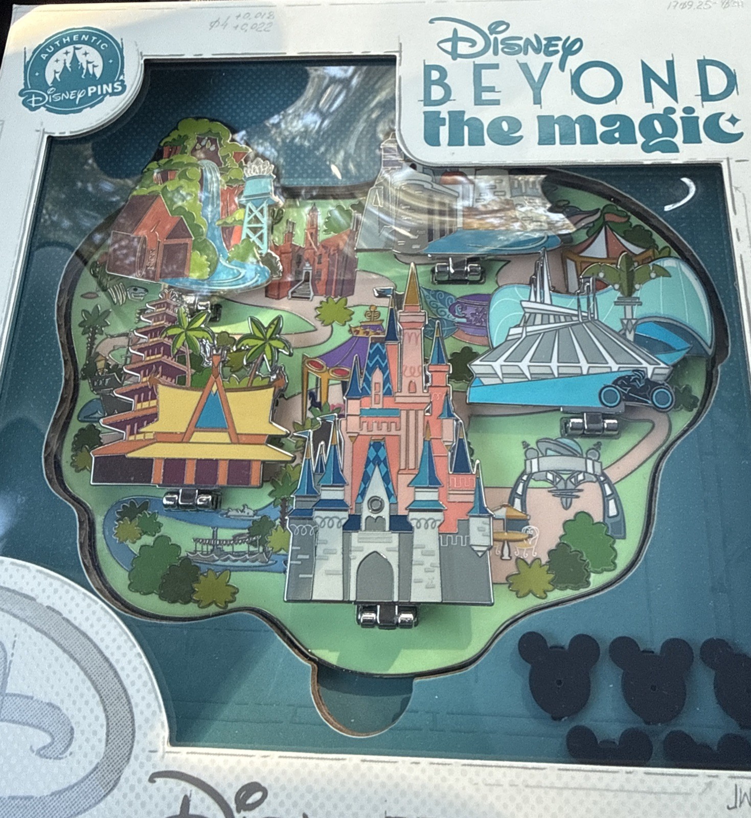 DISNEY D23 2026 EXPO BEYOND THE MAGIC Disney World  Magic Kingdom Pin Set LE 500