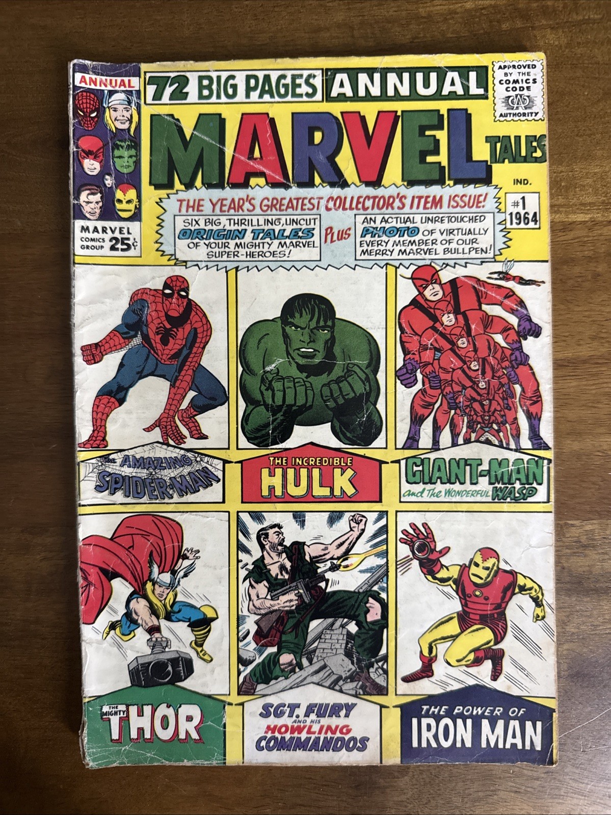 1964 Marvel Tales #1 Comic Book 1ST SPIDER-MAN IRON MAN THOR & HULK Key Issue