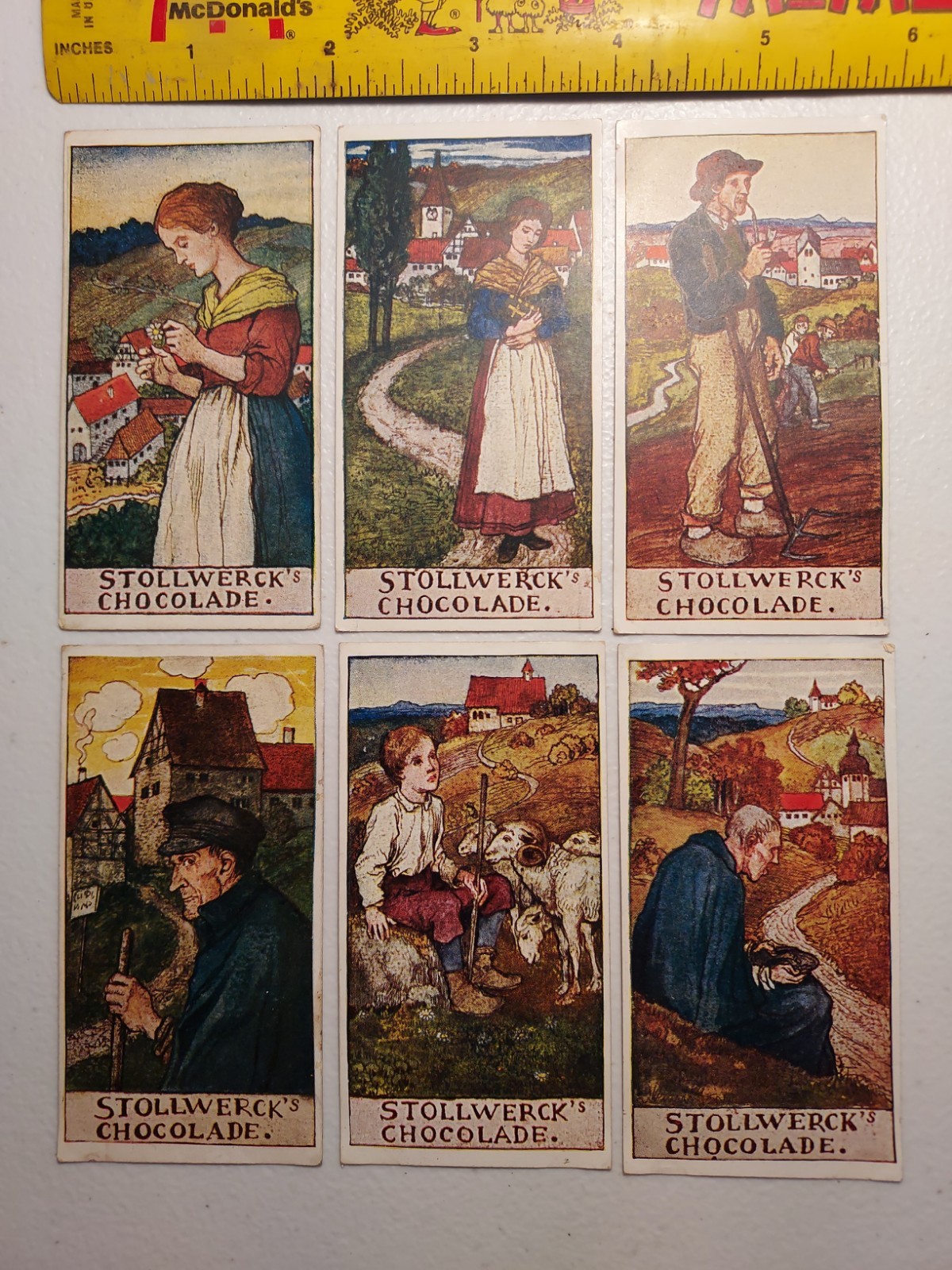 1899 Stollwerck Chocolade, Album 3 Group 125, From the Country Set of 6 Cards 