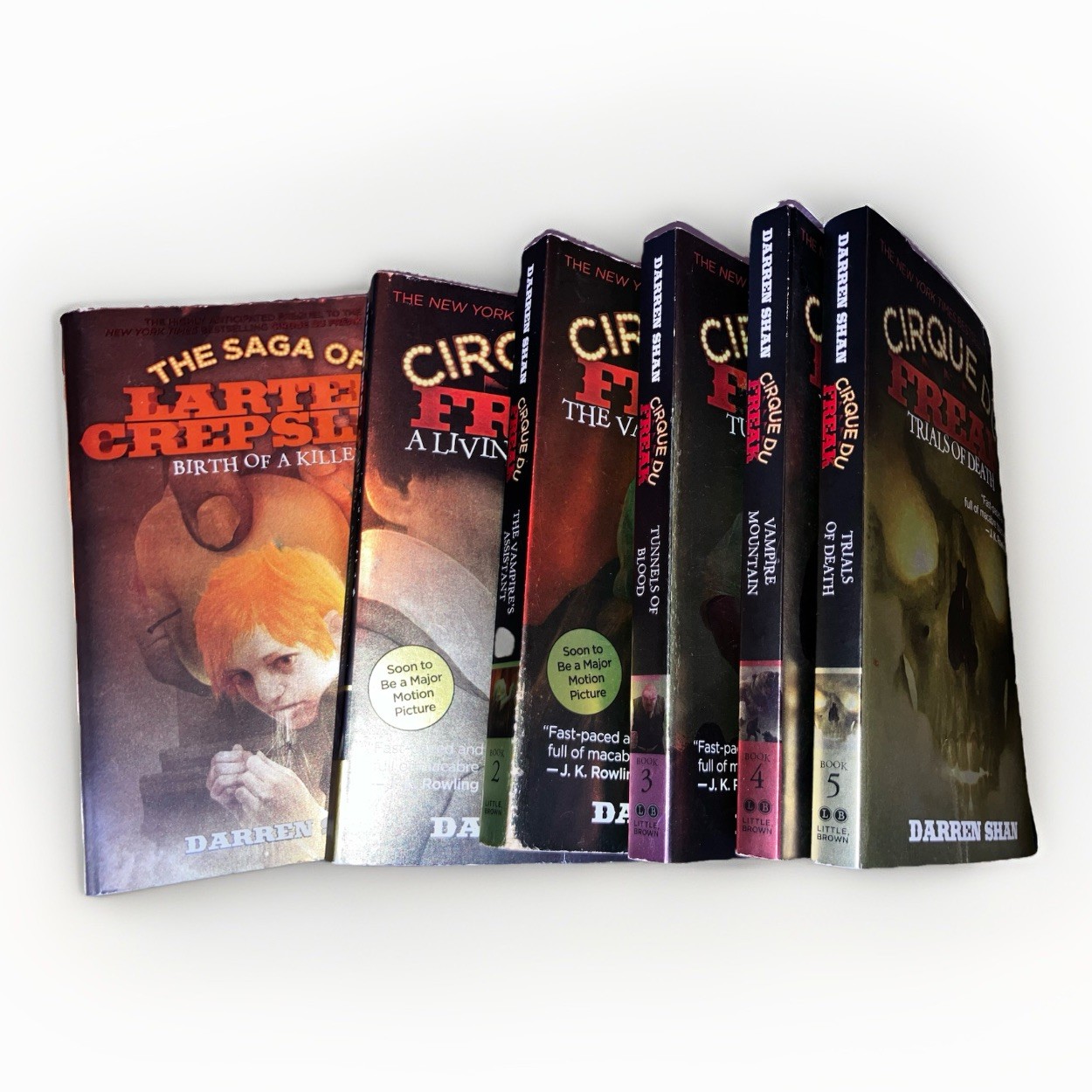 Cirque Du Freak by Darren Shan Manga Book Lot 1 2 3 4 5 - Little Brown Publisher