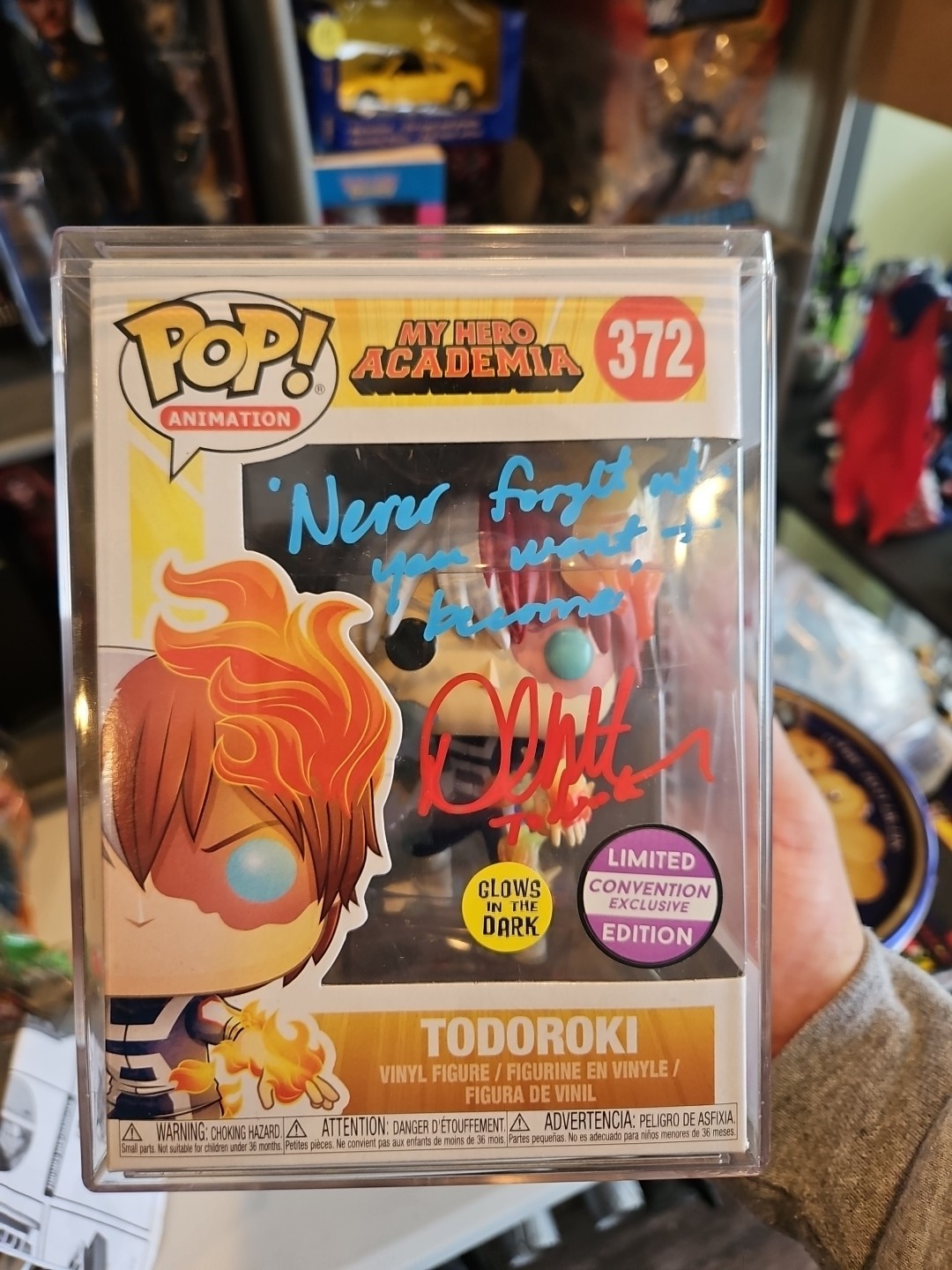 Funko Pop Vinyl: My Hero Academia - Todoroki #372 Signed By David Matranga 