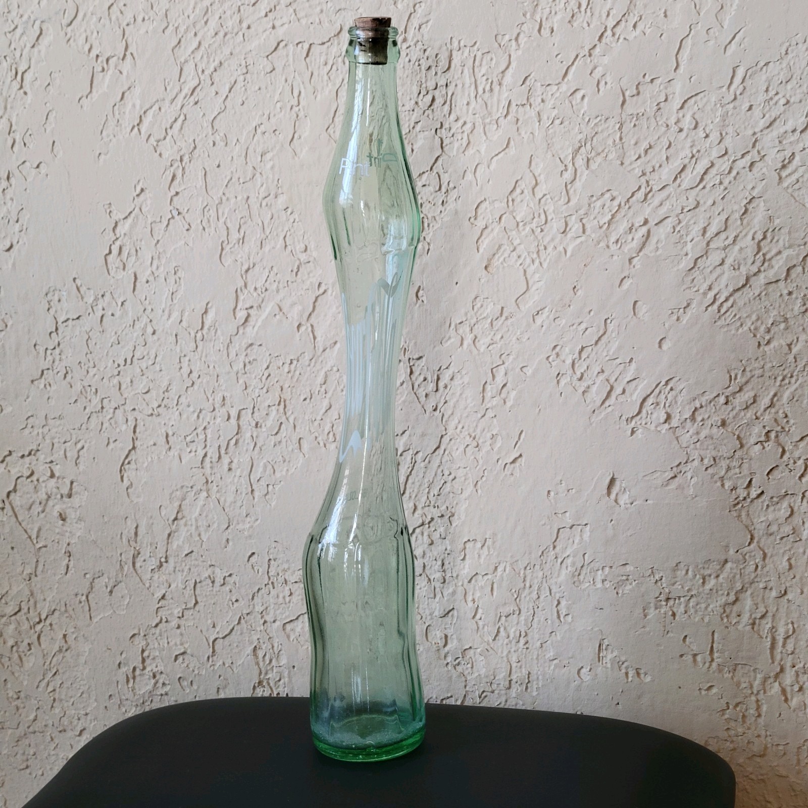 Vintage Stretched COKE Coca-Cola Glass Bottle 16\