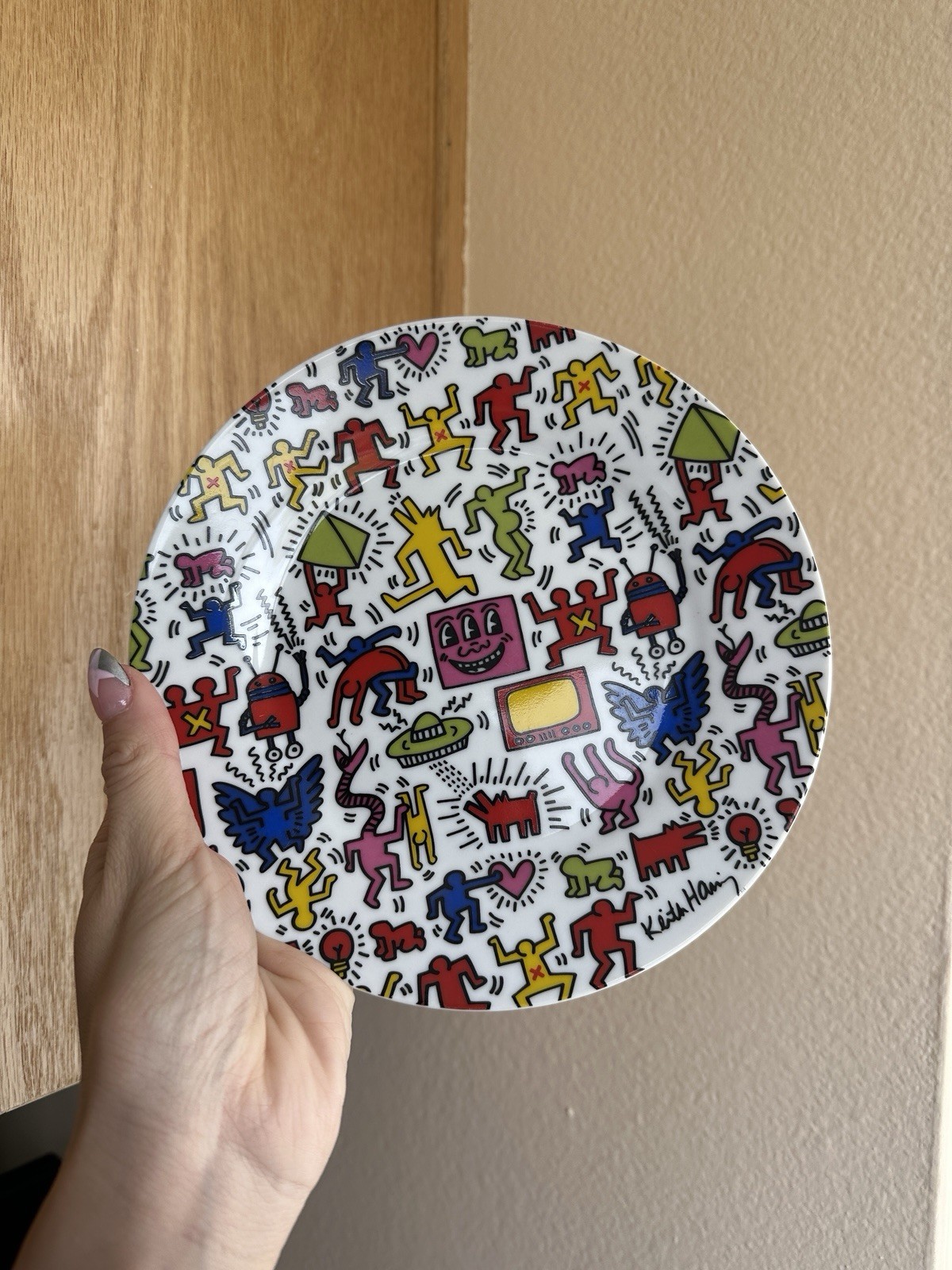 Keith Haring 2005 Retro Printed Small Single Plate