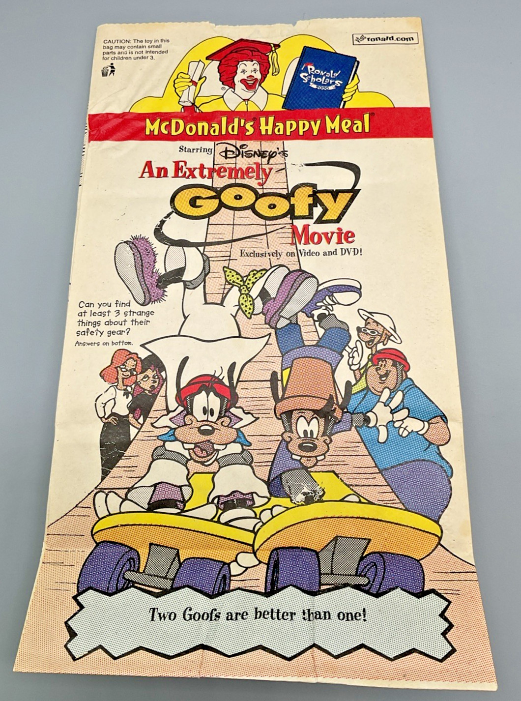 An Extremely Goofy Movie - McDonald's Happy Meal Sack - 2000