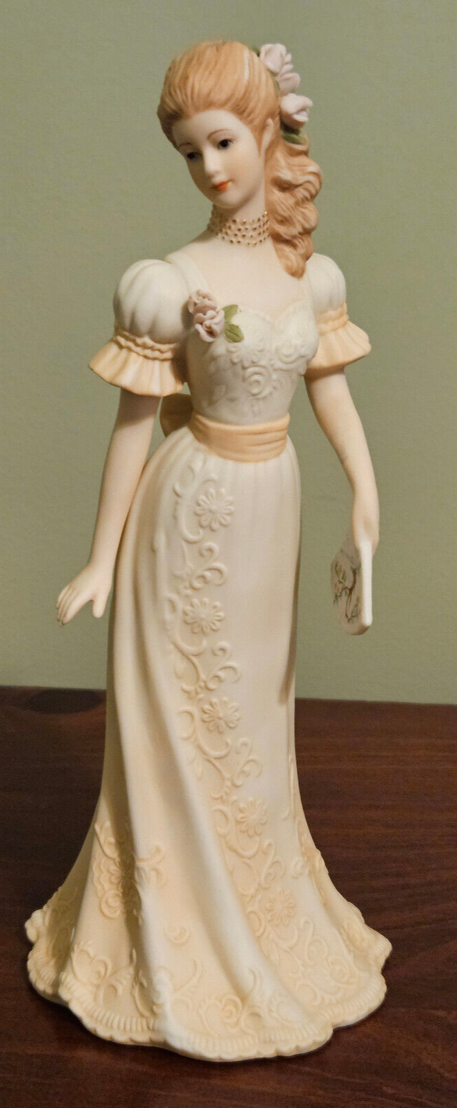 Masterpiece Porcelain By Homco Home Interiors VICTORIA Signed Figurine 1991