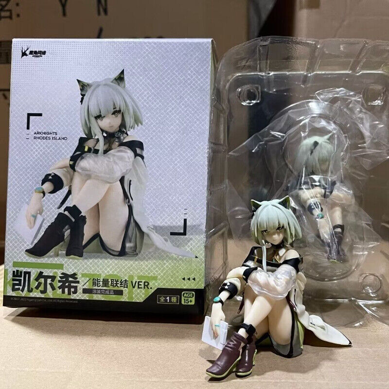 New Anime Arknights Kal'tsit F:Nex Noodle Stopper PVC 10CM Figure Model Gifts