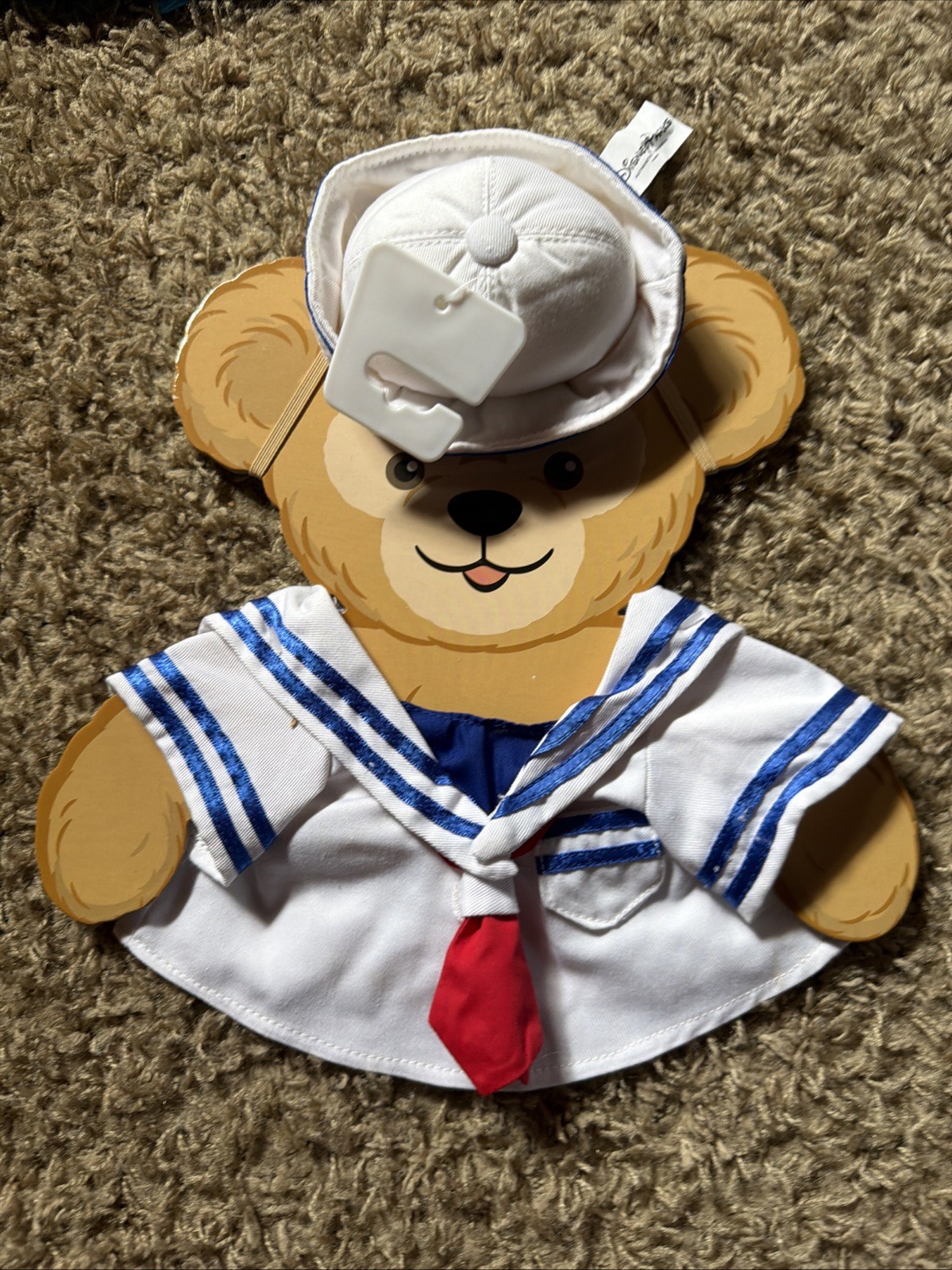 Disney Duffy Sailor Costume Hat and Shirt Set Brand New