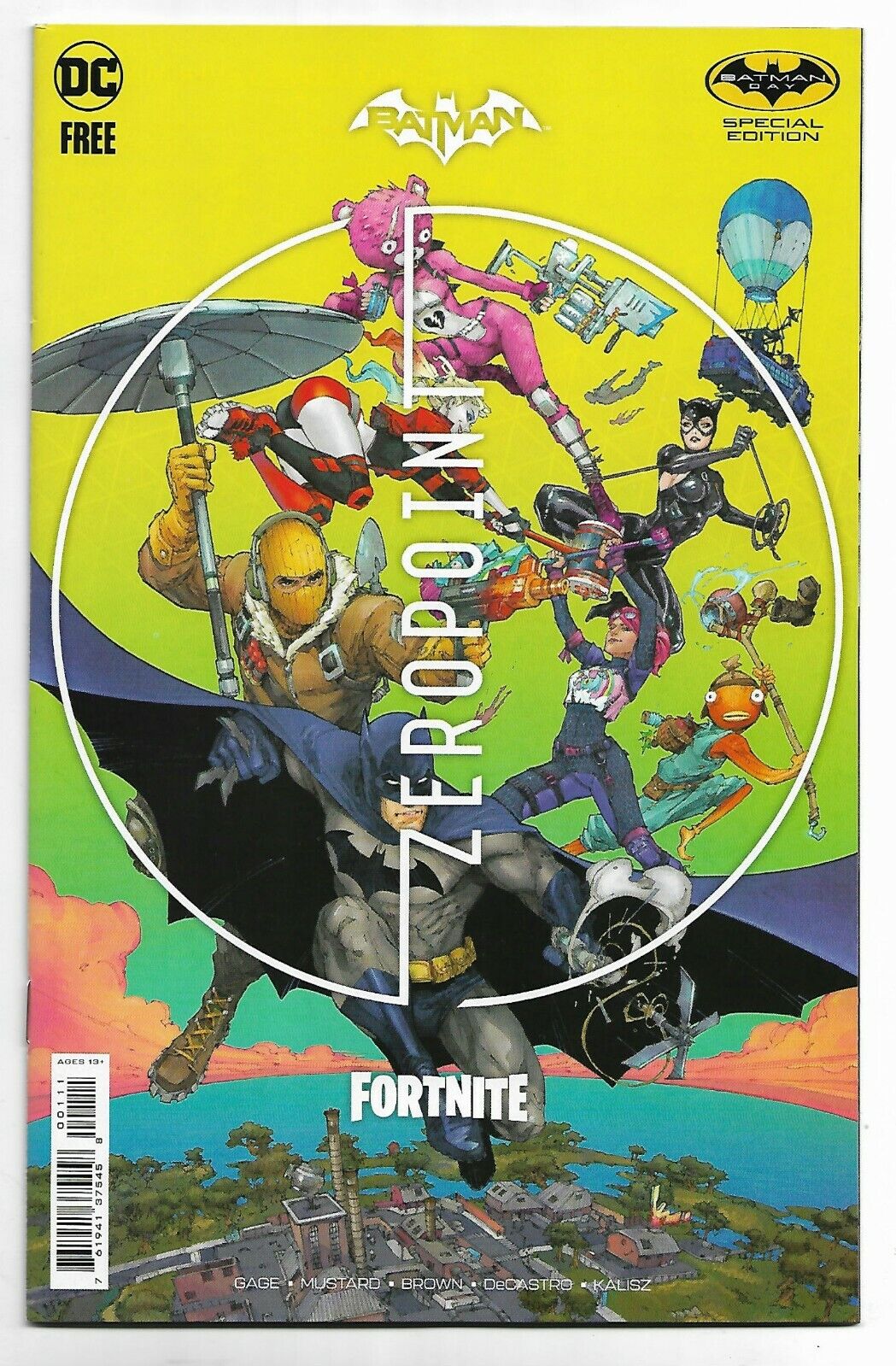 Zero Point Fortnite #1 Free Comic Book Day Batman Special Edition Variant