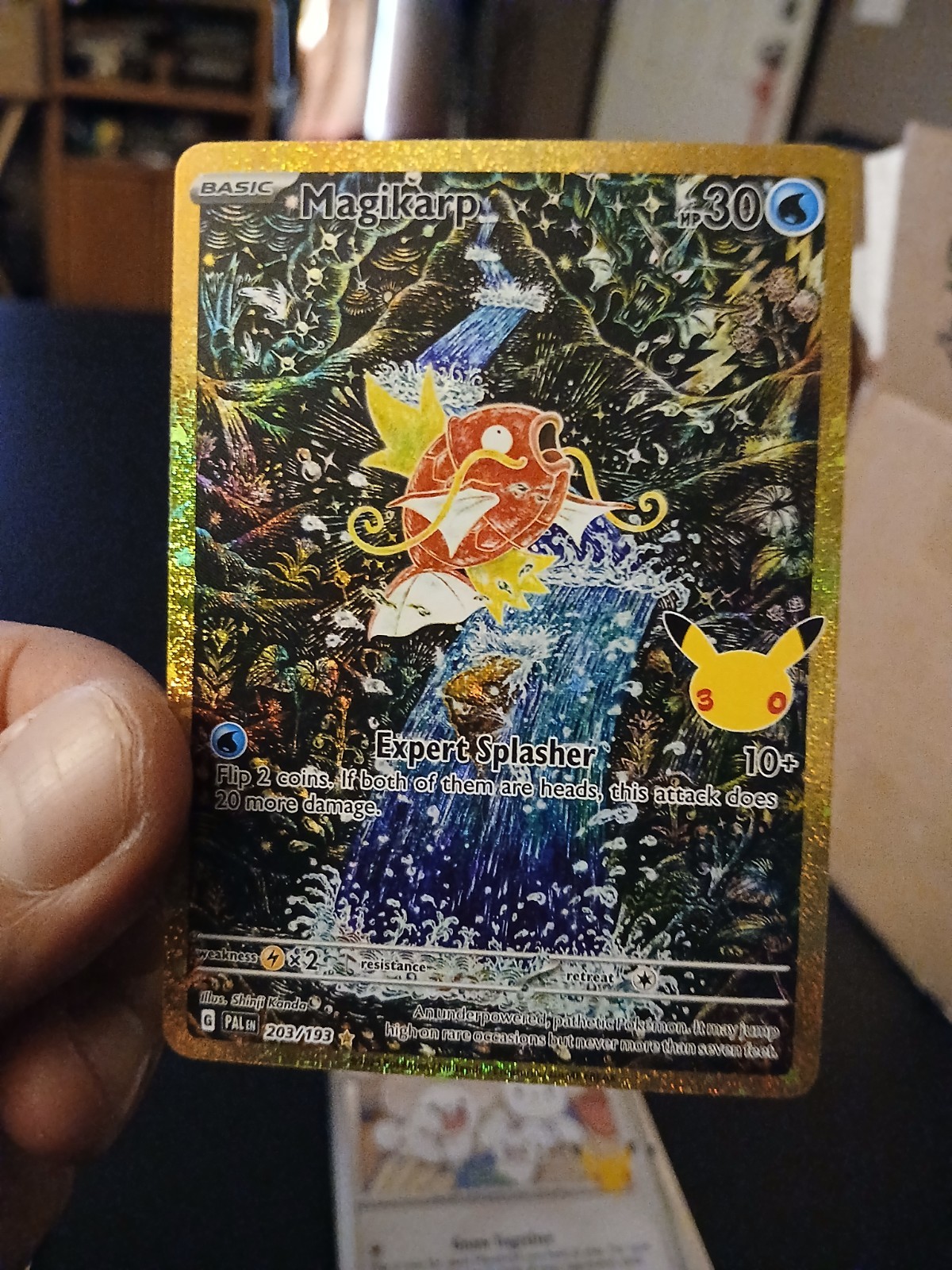 2026 Pokemon Magikarp 30th Anniversary 203/193 SIR Rare, PSA 10 Qualifier, Mint.