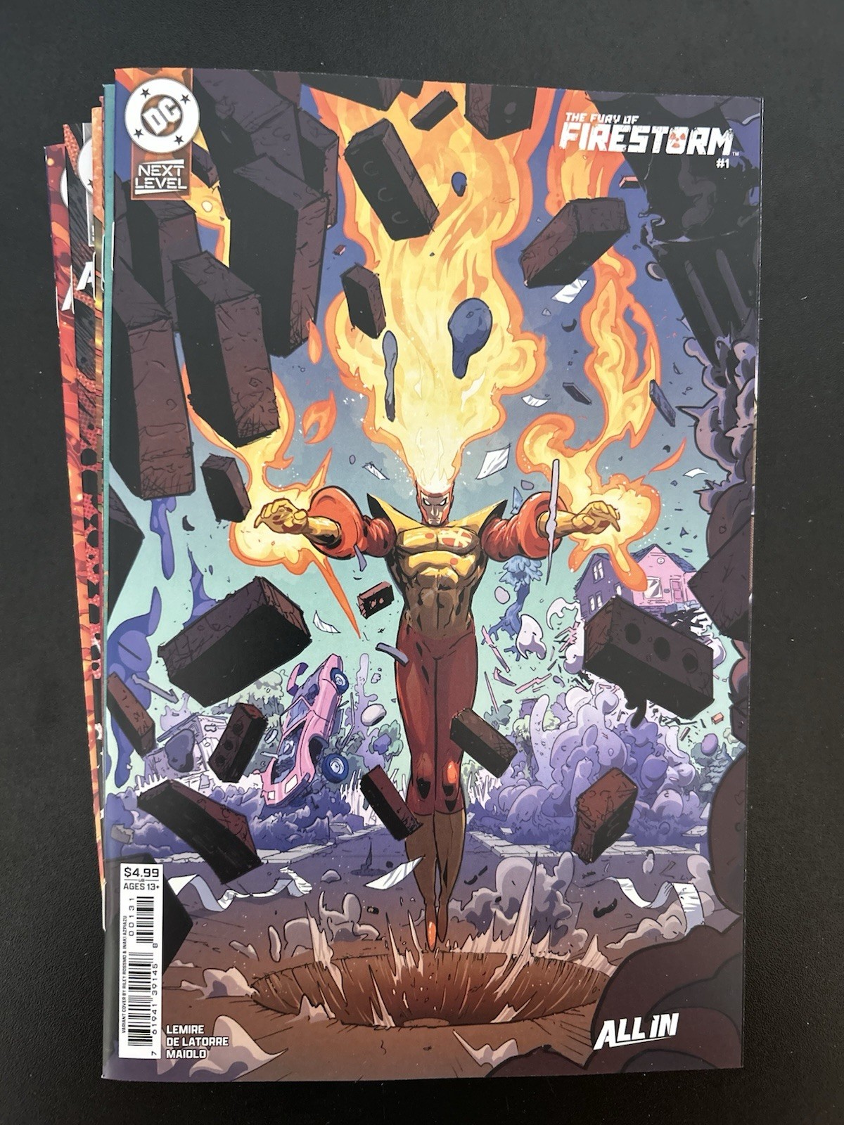 The Fury of Firestorm #1-6 B Variant Lot 1st 6 Issues DC 2026 Jeff Lemire NM