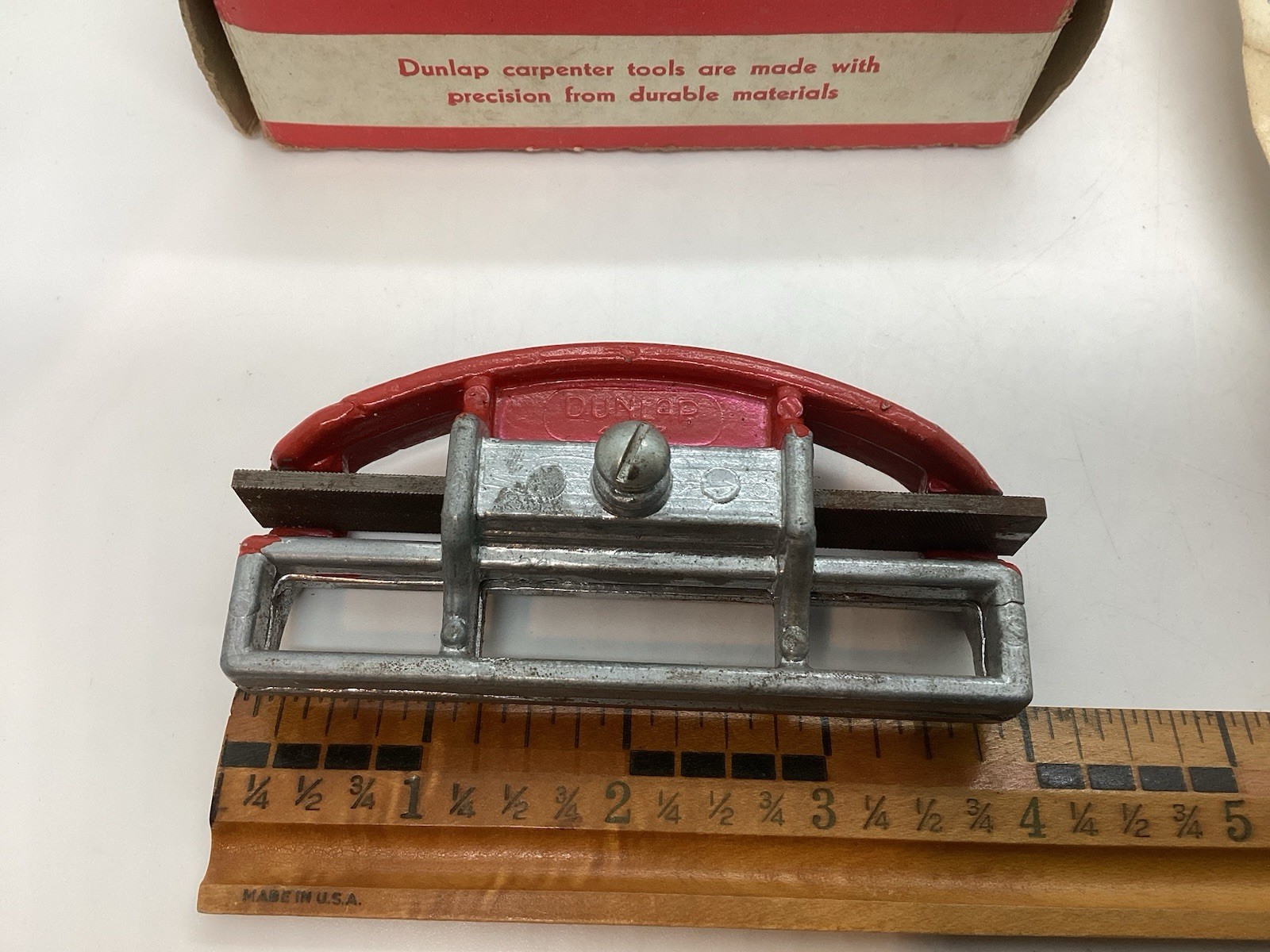 Vintage Dunlap Hand Saw Jointer No. 4882 With Instructions & Box