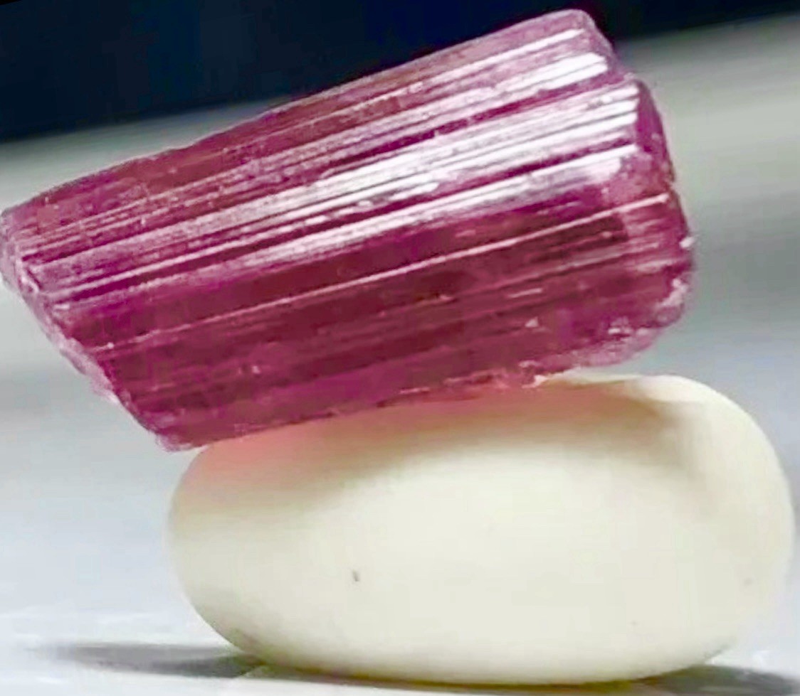 Brilliant Tourmaline Rubellite Crystal Natural Raw Gemstone Specimen Untreated