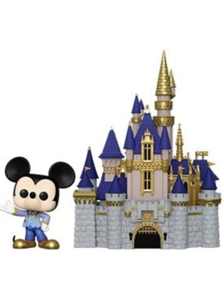 Funko Pop Town #26 Cinderella Castle with Mickey Mouse WDW 50th Anniversary