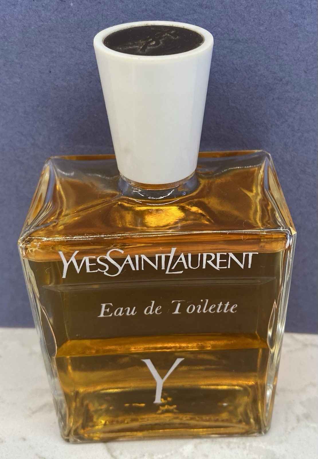Vintage Yves Saint Laurent Y 4 fl oz Eau De Toilette Splash Original Formula.