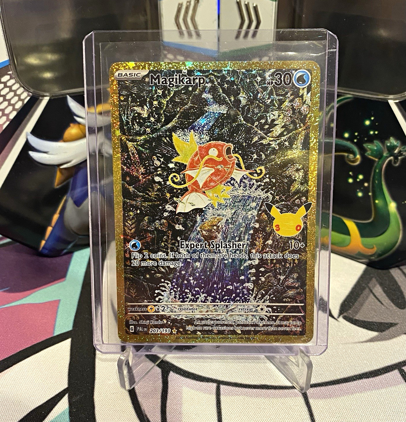Pokémon TCG Magikarp 203/193 30th Anniversary Illustration Rare Holo 30 HP