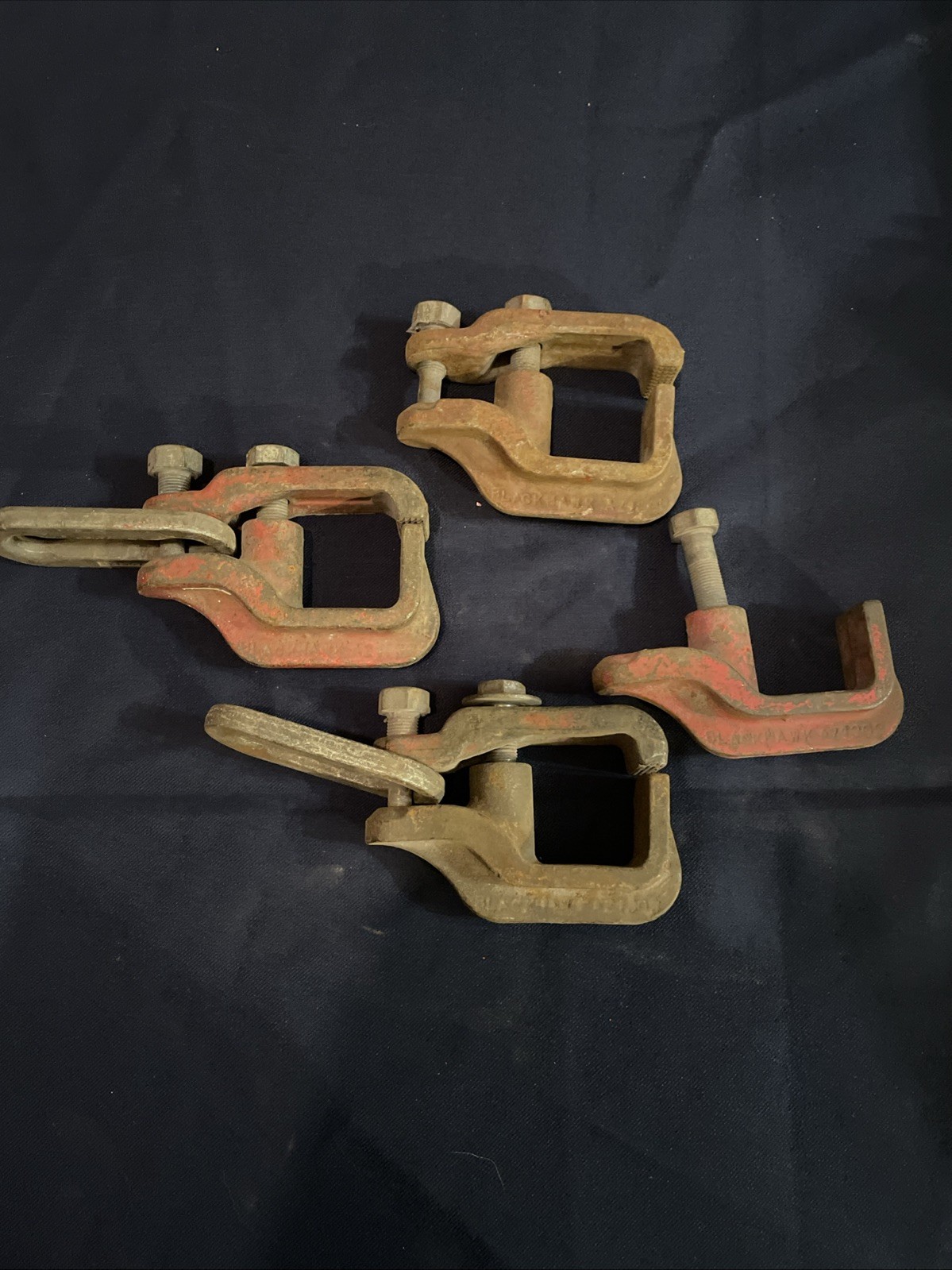 Lot Of 4 Vintage Blackhawk Auto Body Clamp Az1303