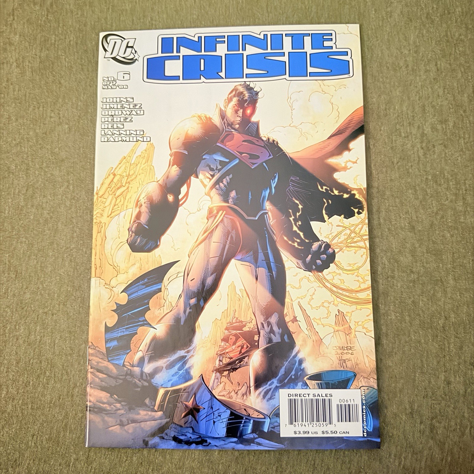 DC Comics Infinite Crisis #6 2006 Jim Lee Cover